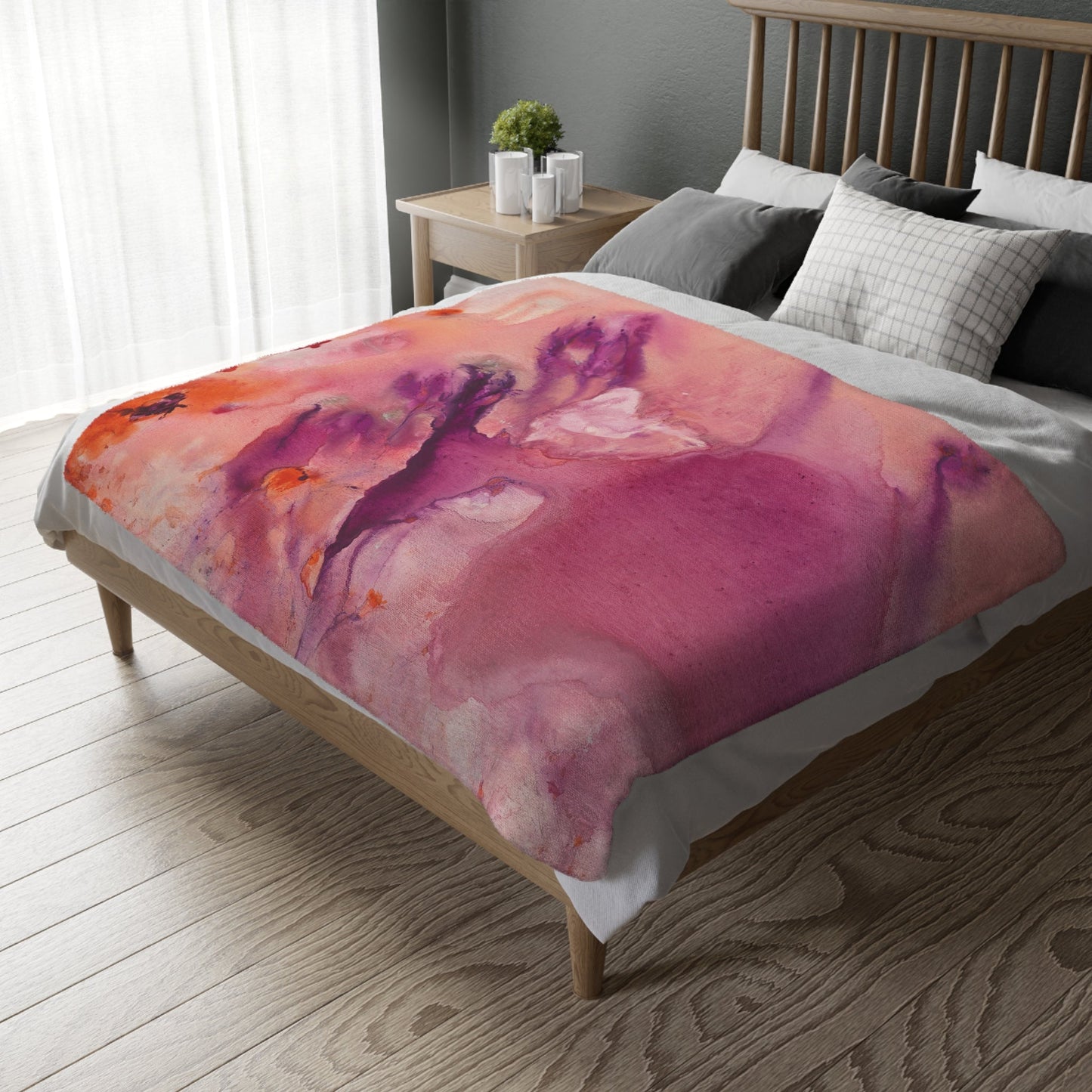 Basking In The Sunshine - Velveteen Microfiber Blanket