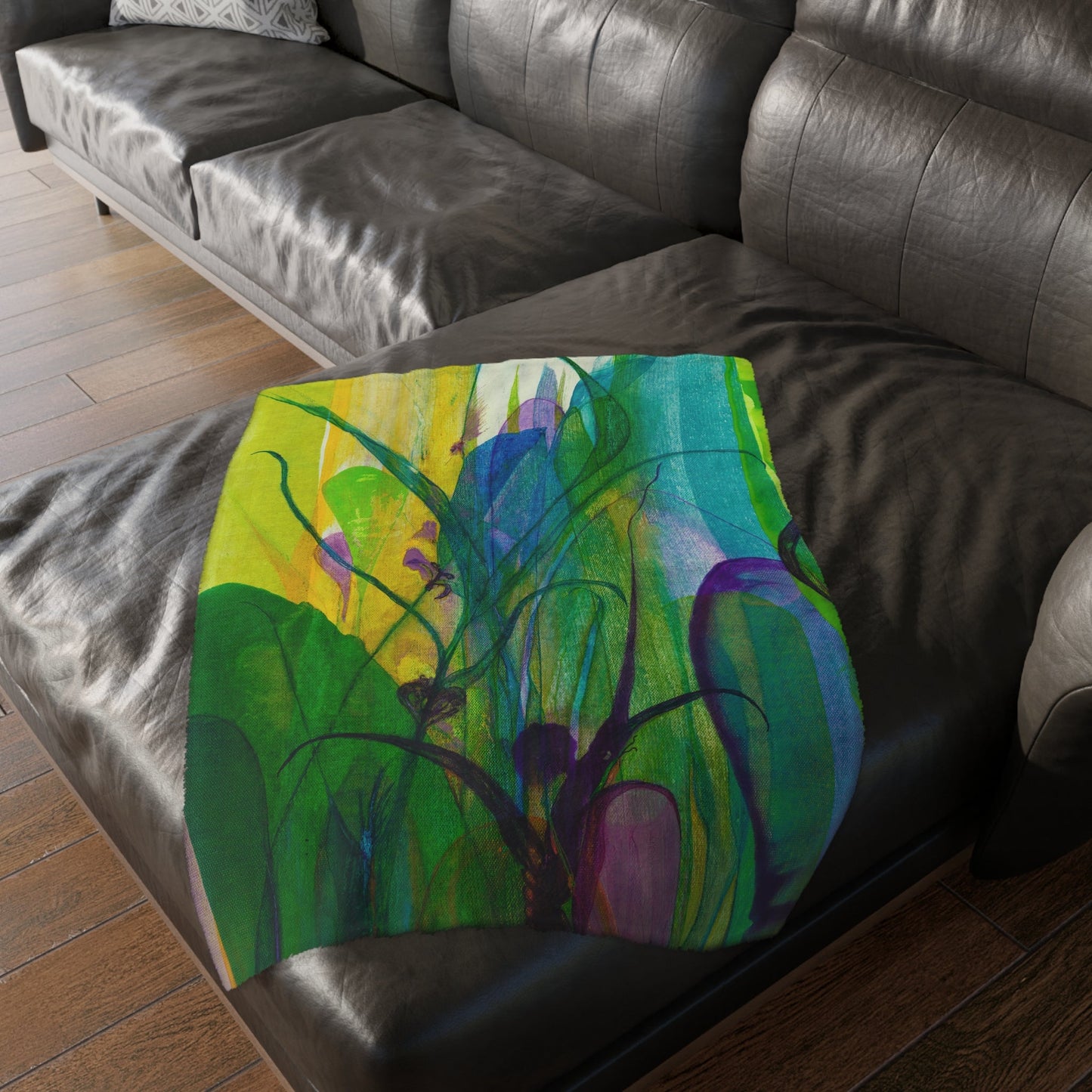 Through the Looking Glass - Velveteen Microfiber Blanket