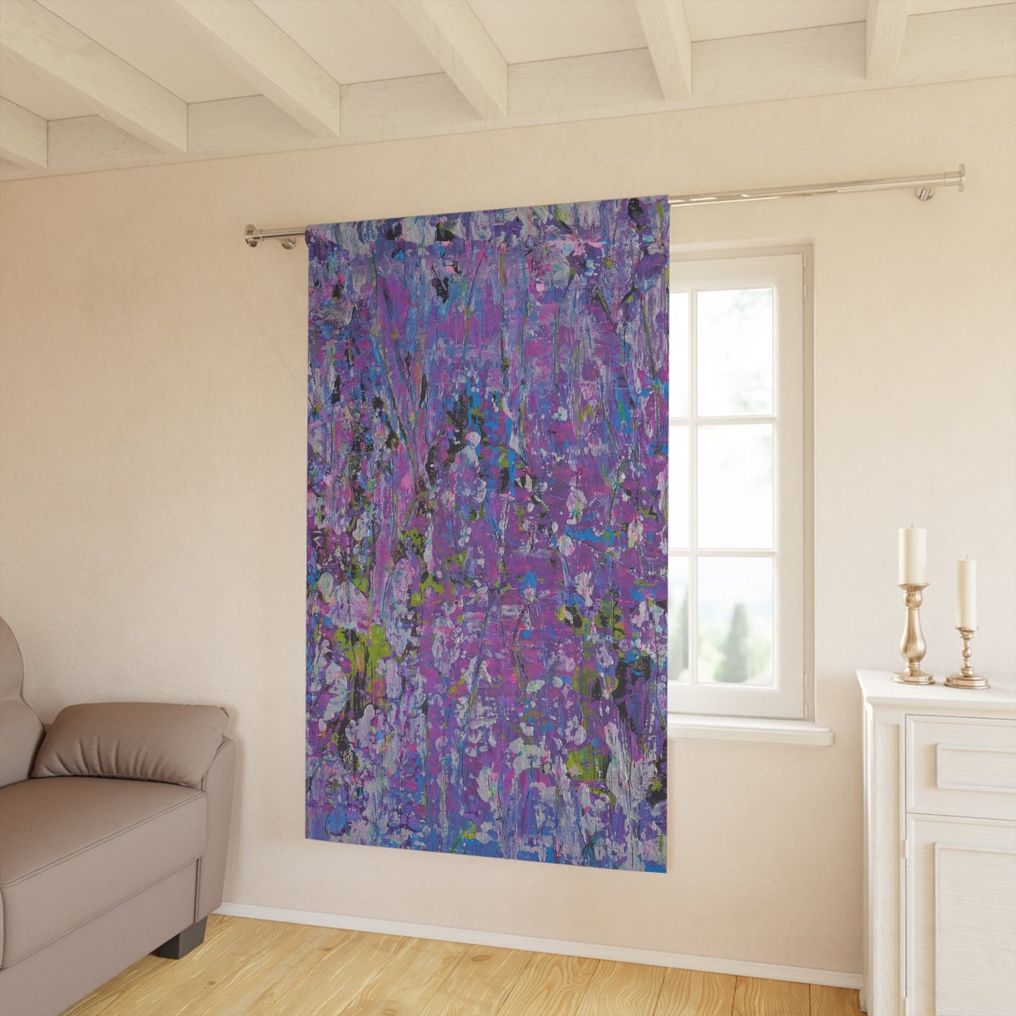'Meadow Sunrise' - Black-out Curtain