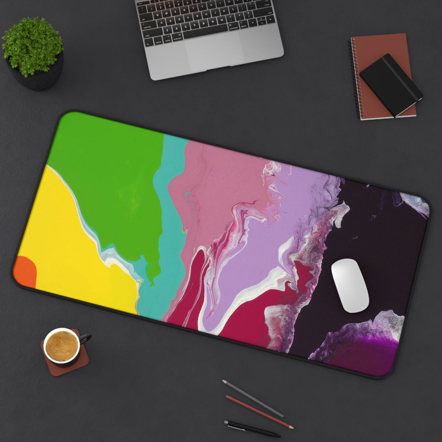 'Playing With Rainbows' - Desk or Workspace Mat