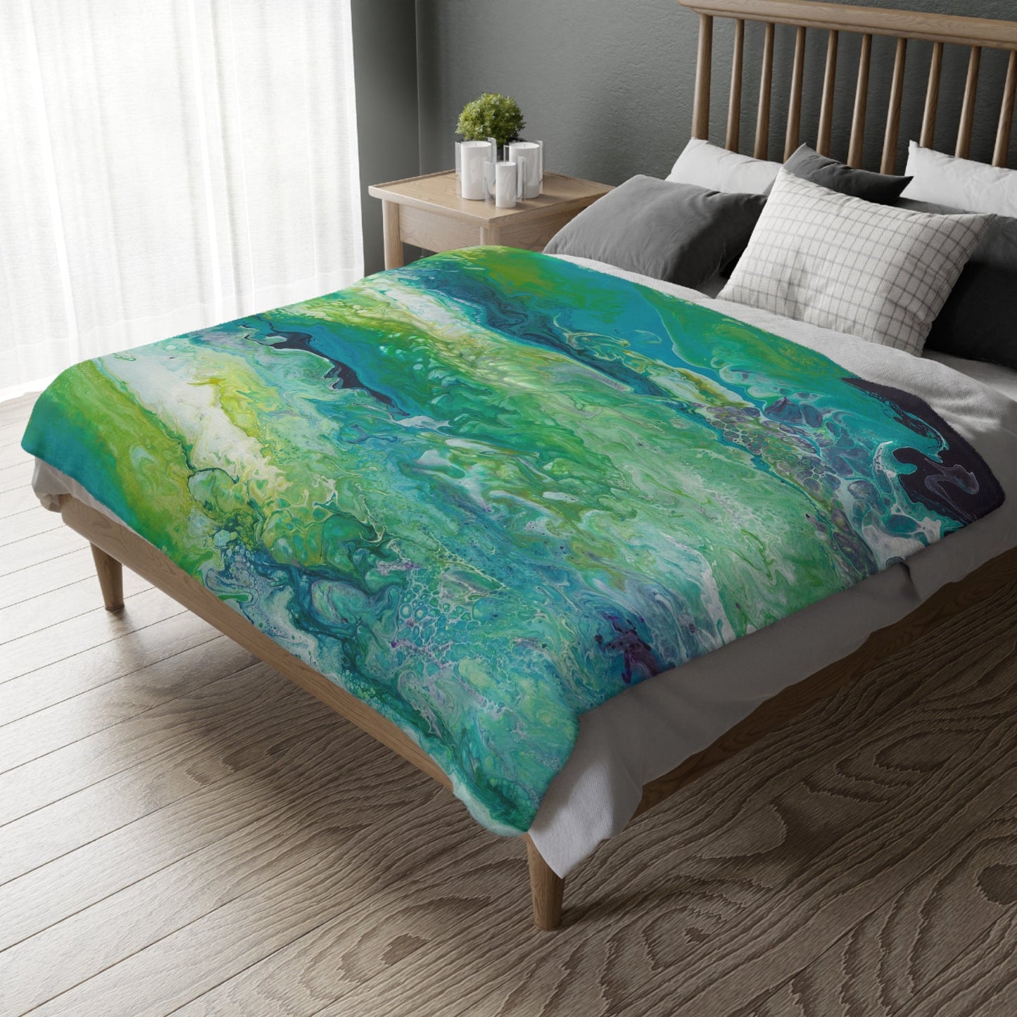Effervescent - Velveteen Microfiber Blanket