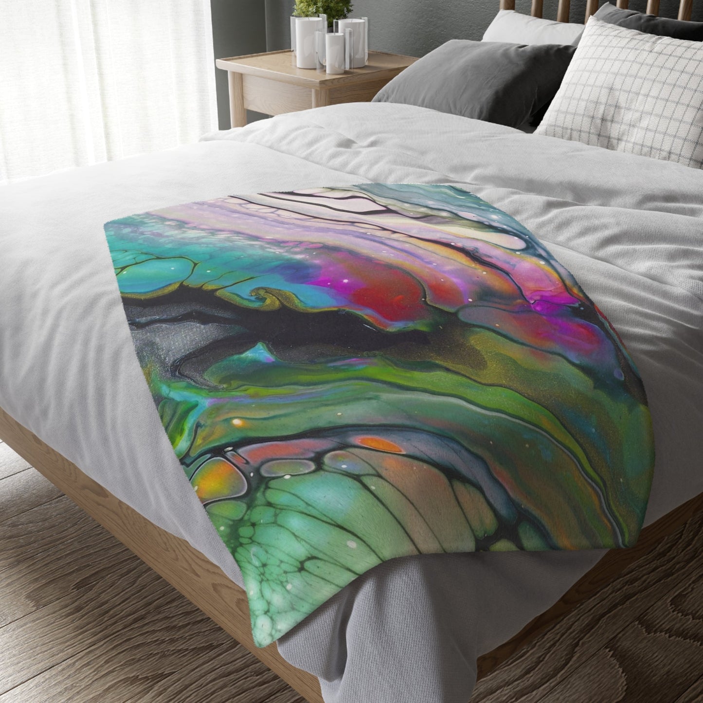Butterfly Wings - Velveteen Microfiber Blanket