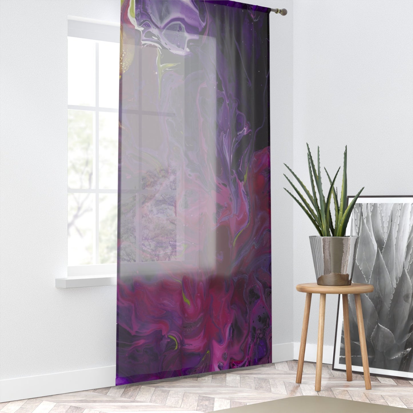 'Blooming Gorgeous' - Sheer Curtain