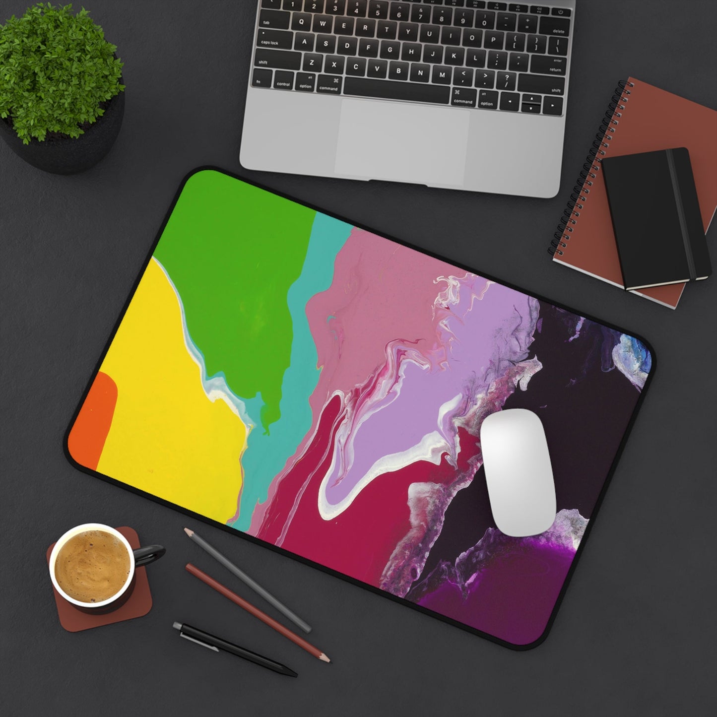 'Playing With Rainbows' - Desk or Workspace Mat