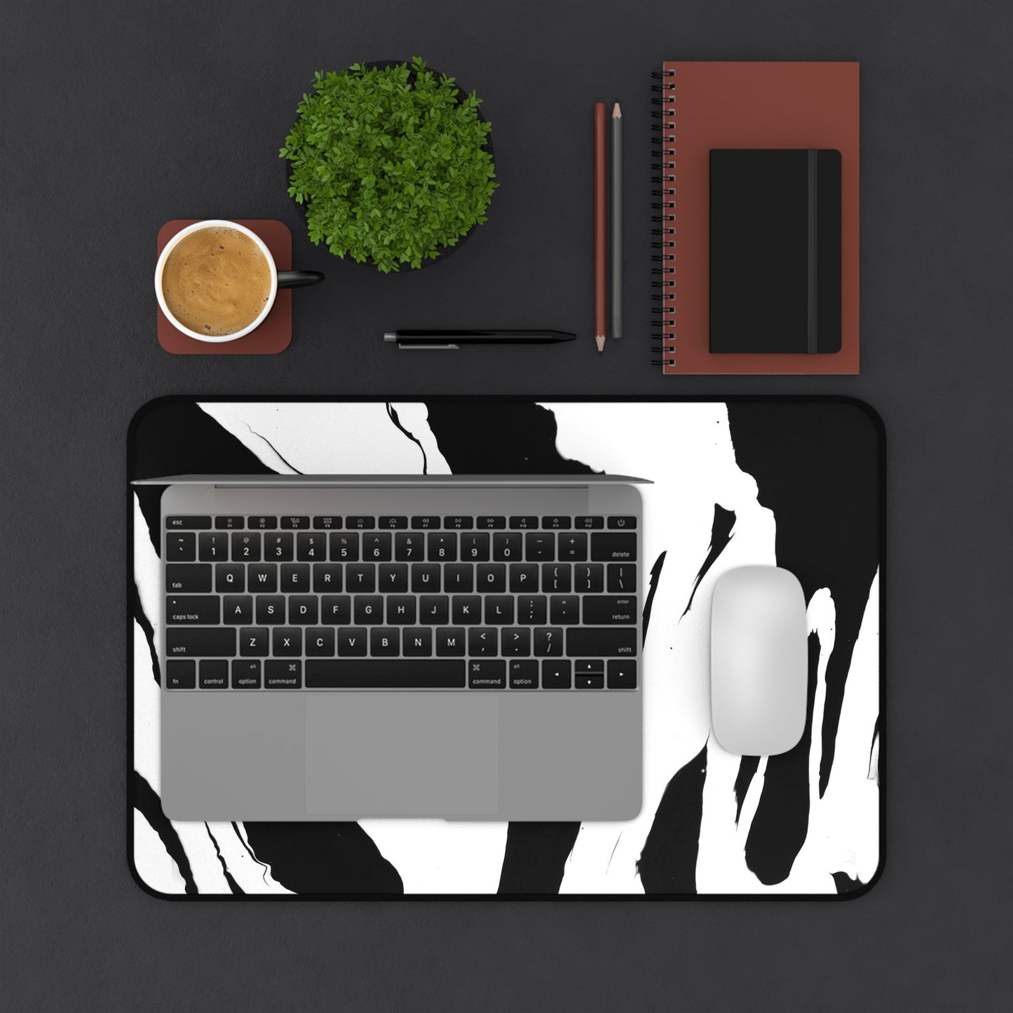 'Positive and Negative' - Desk or Workspace Mat