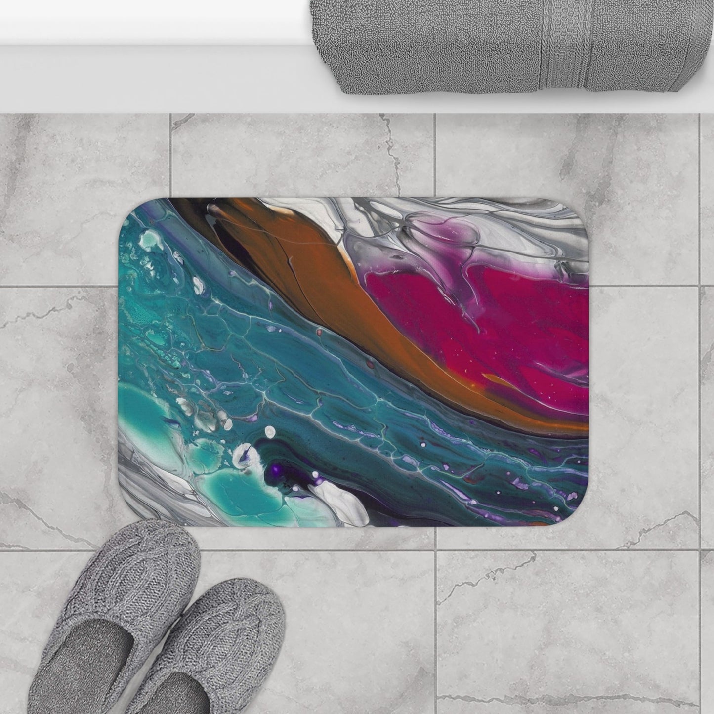 Against The Current - Bath & Kitchen Mat