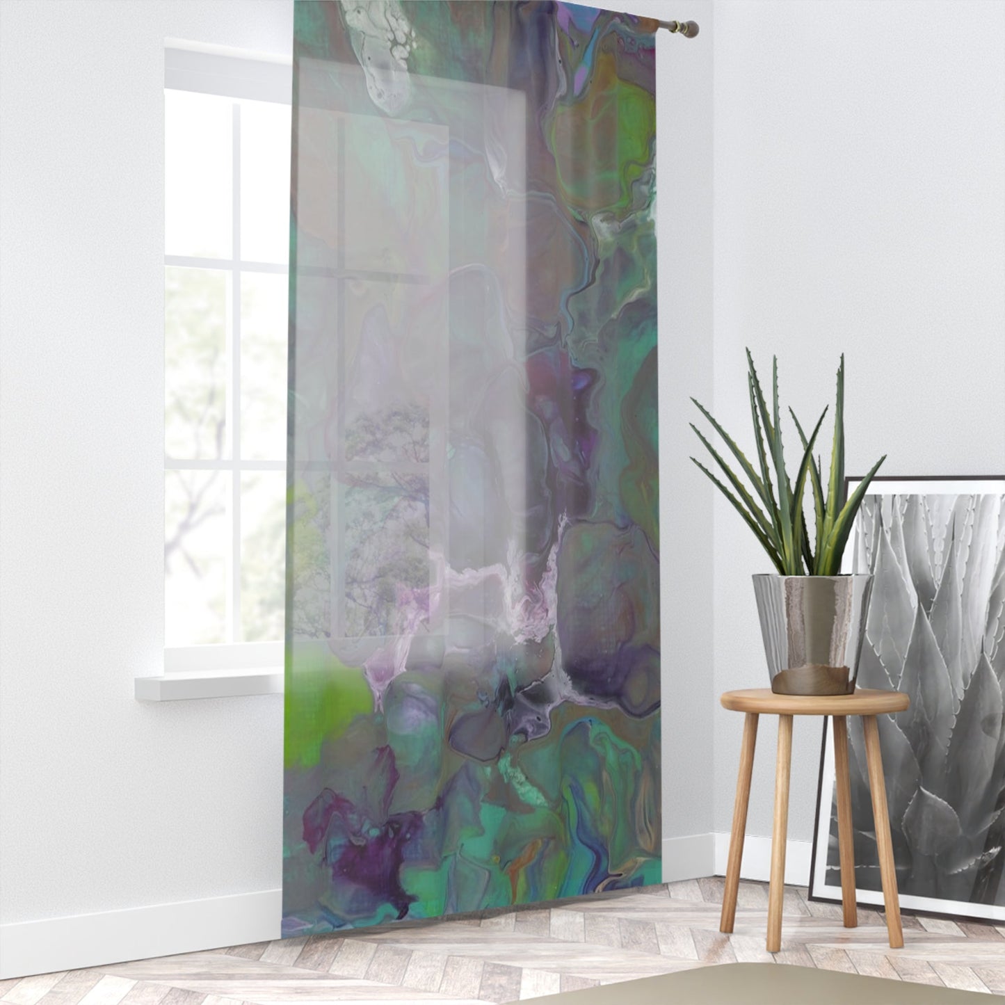 'Coral Reef' - Sheer Curtain