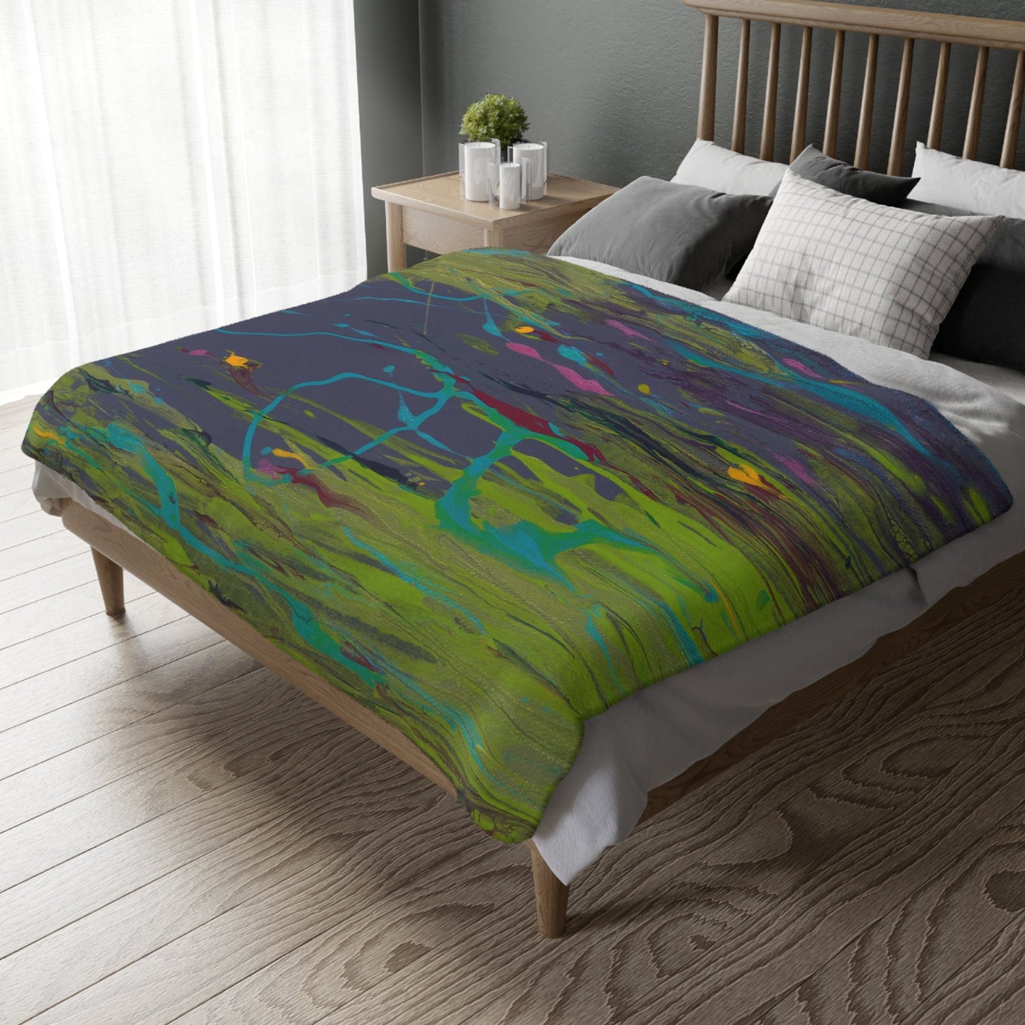 'Twilight' - Velveteen Microfiber Blanket