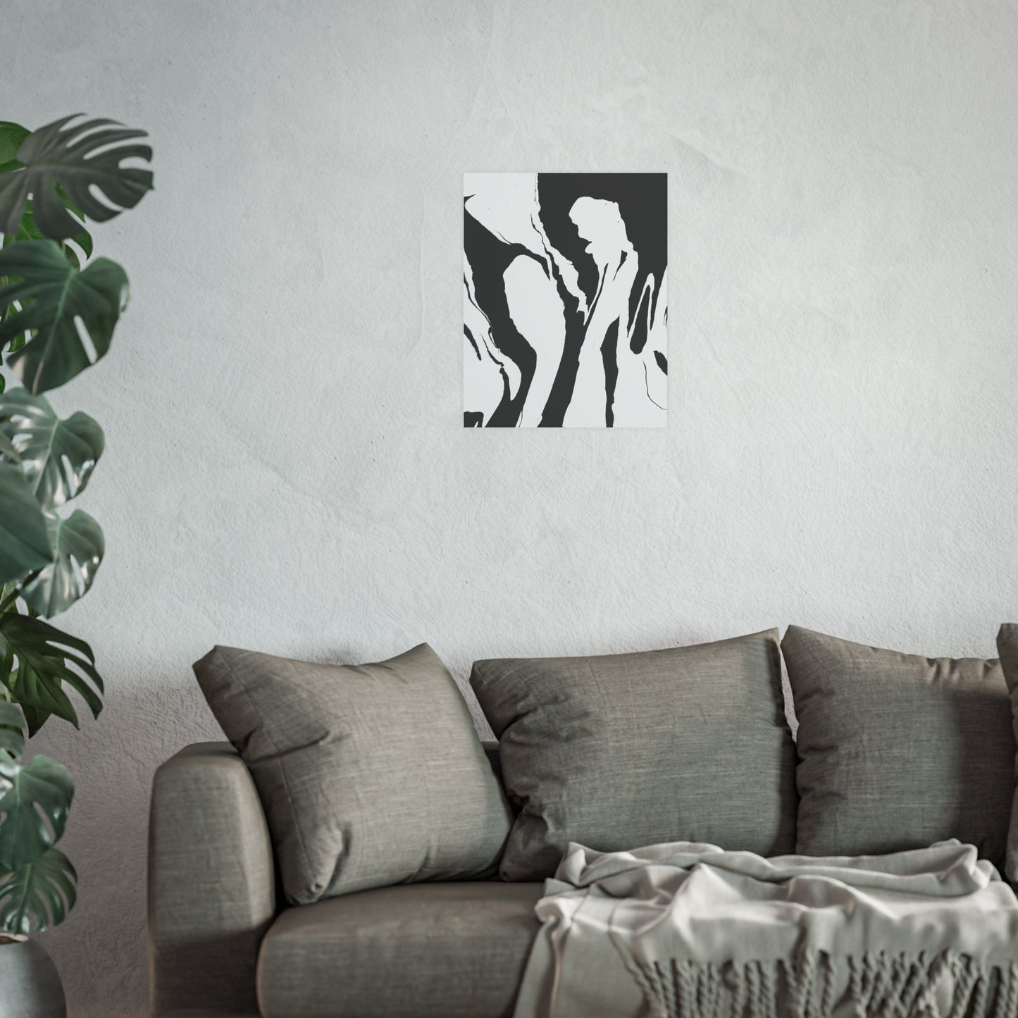 Positive and Negative - Archival Satin Poster