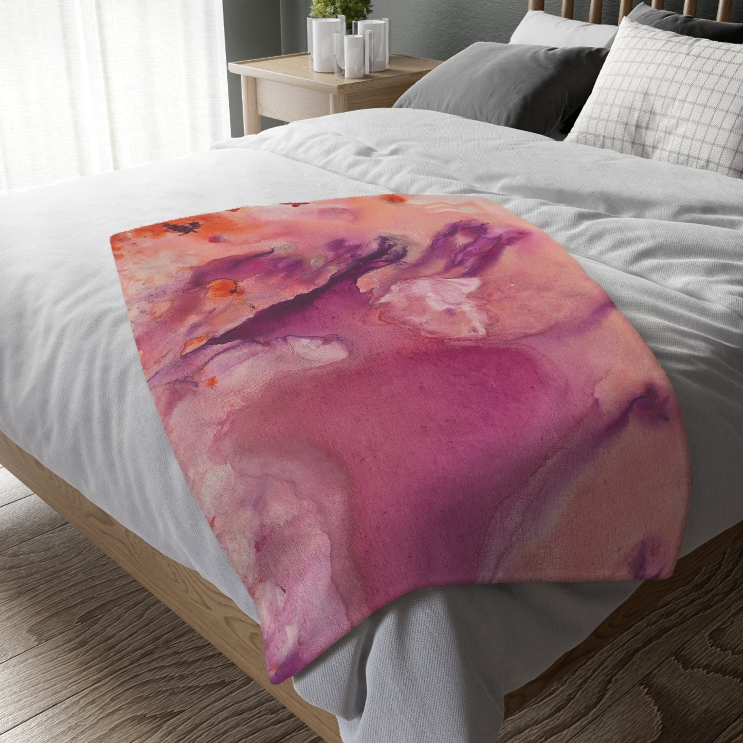 Basking In The Sunshine - Velveteen Microfiber Blanket