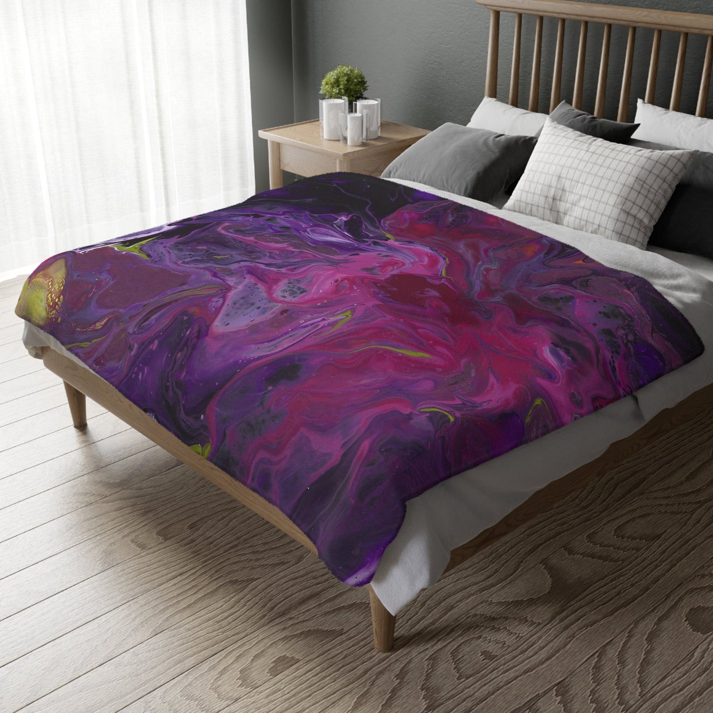 Blooming Gorgeous - Velveteen Microfiber Blanket