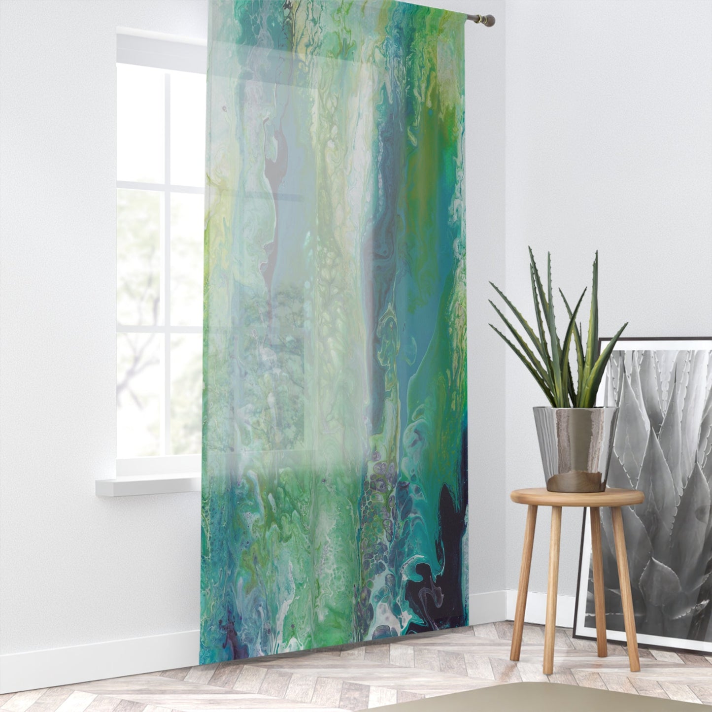 'Effervescent' - Sheer Curtain