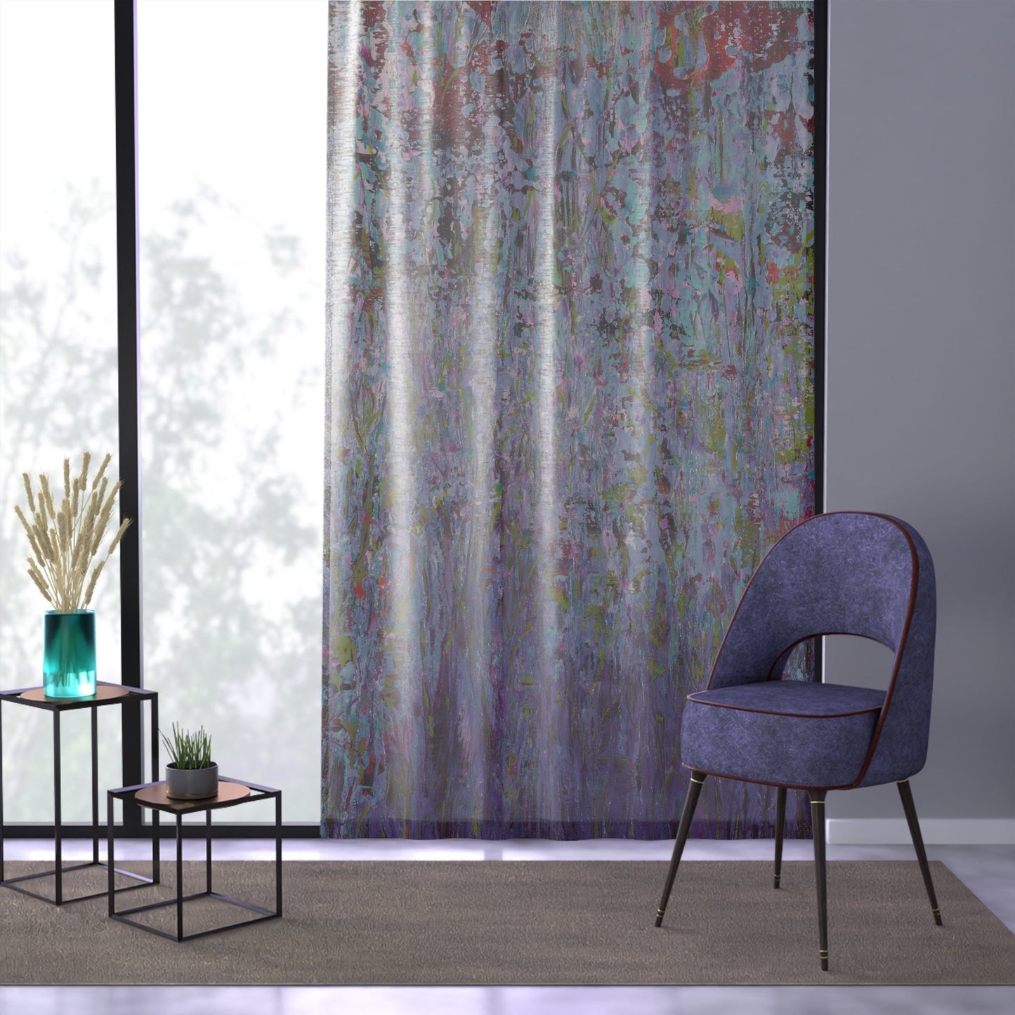 'Wildflowers' - Sheer Curtain