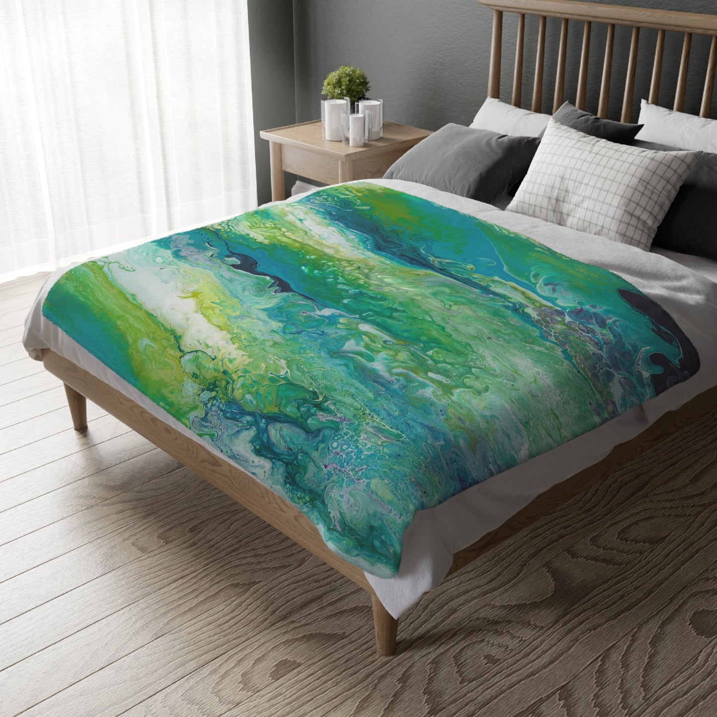 Effervescent - Velveteen Microfiber Blanket