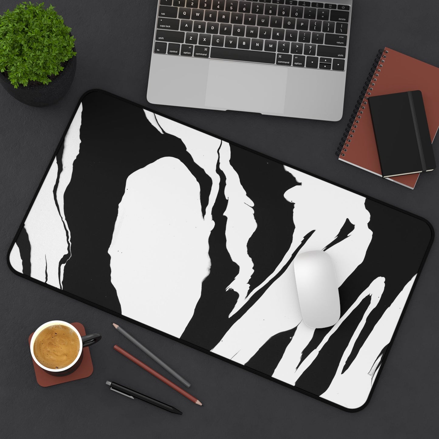 'Positive and Negative' - Desk or Workspace Mat