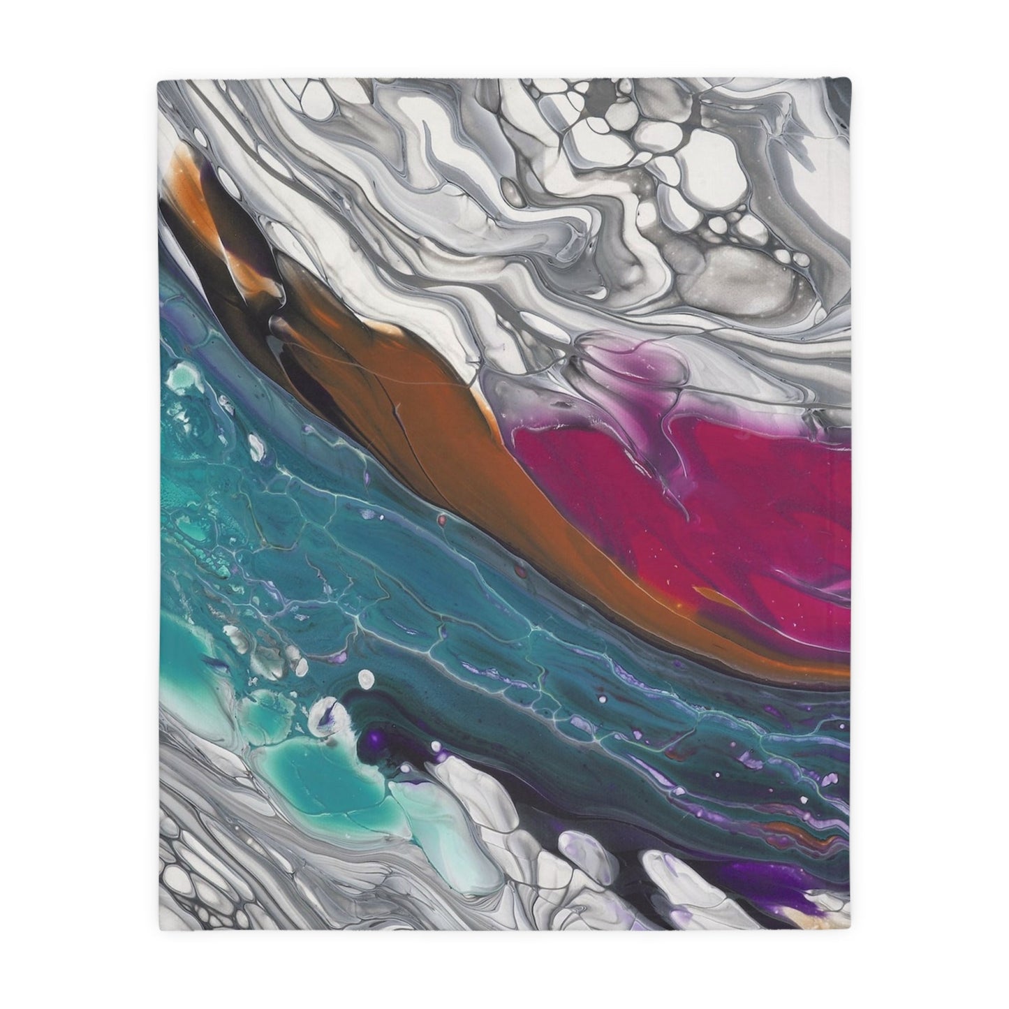 Against The Current - Velveteen Microfiber Blanket