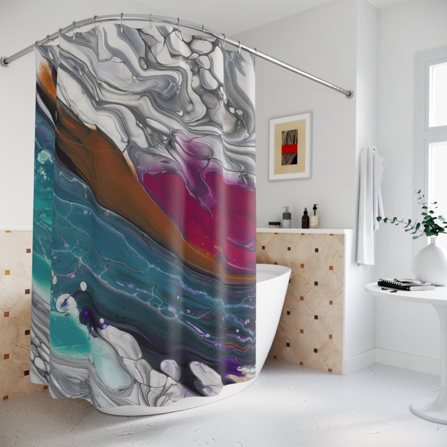 Against The Current - Shower Curtain