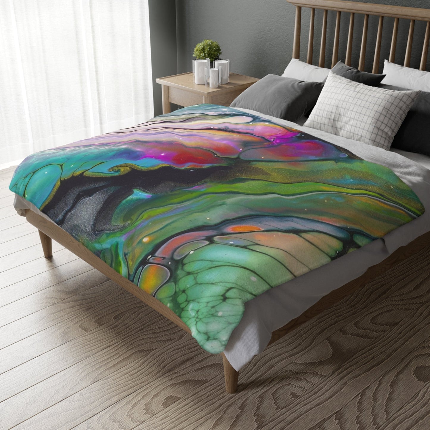 Butterfly Wings - Velveteen Microfiber Blanket
