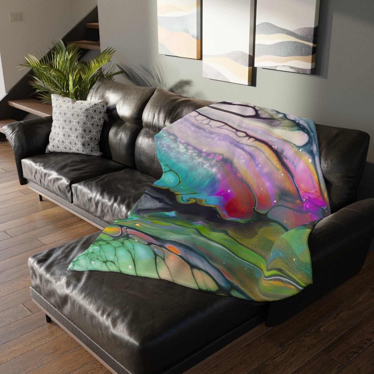 Butterfly Wings - Velveteen Microfiber Blanket