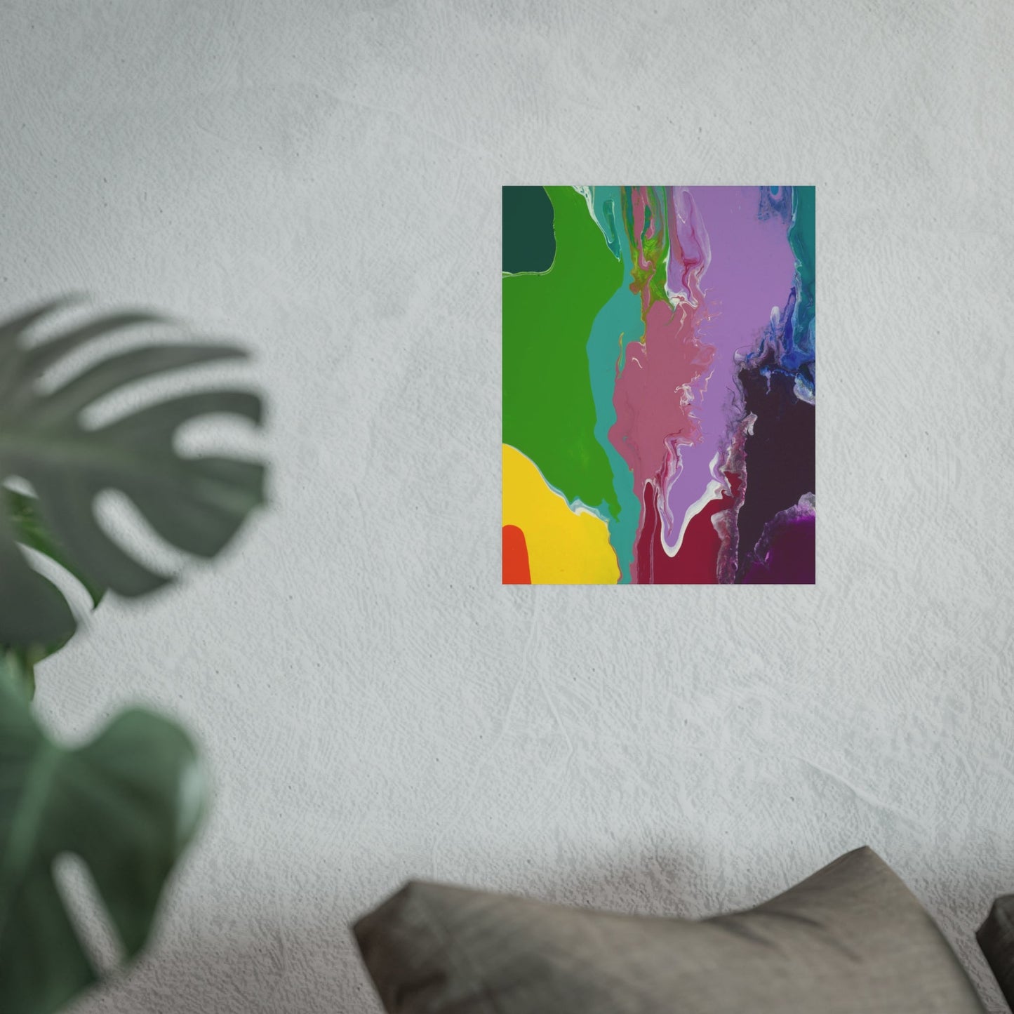 Playing With Rainbows - Archival Satin Poster