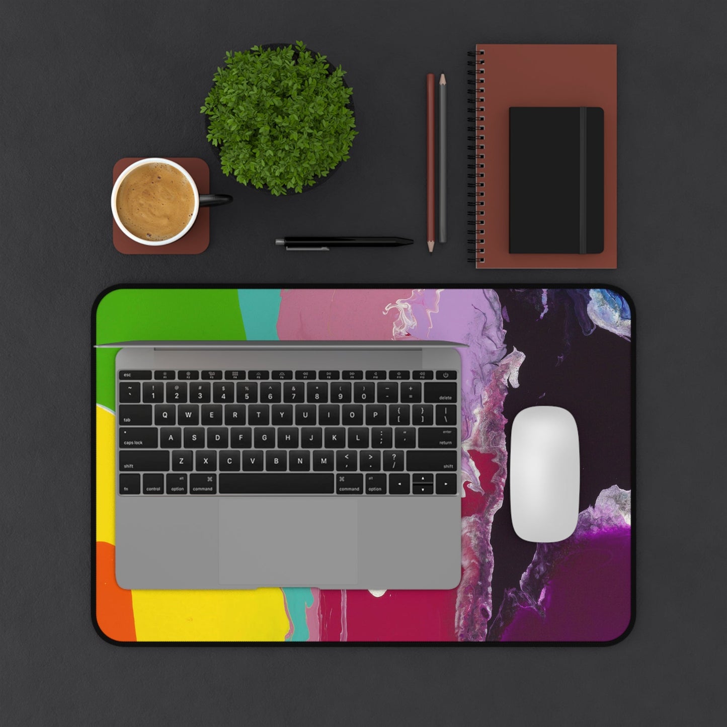 'Playing With Rainbows' - Desk or Workspace Mat