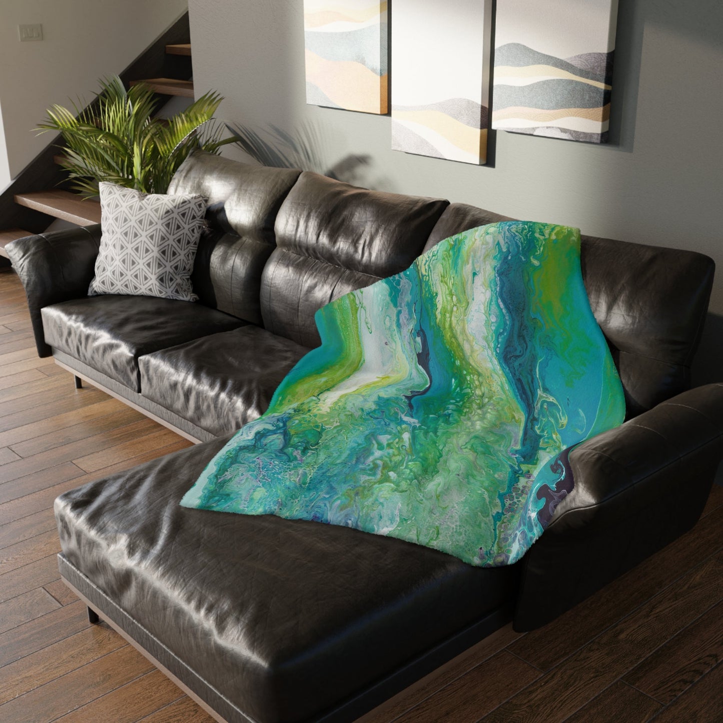 Effervescent - Velveteen Microfiber Blanket