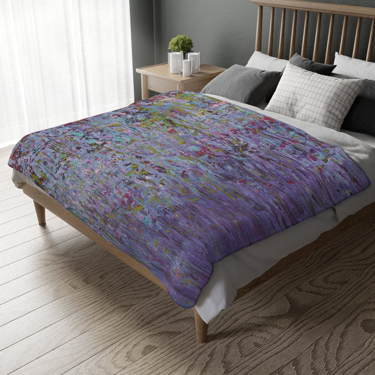 Wildflowers - Velveteen Microfiber Blanket