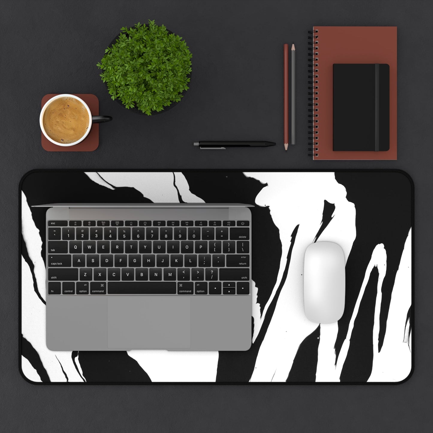'Positive and Negative' - Desk or Workspace Mat