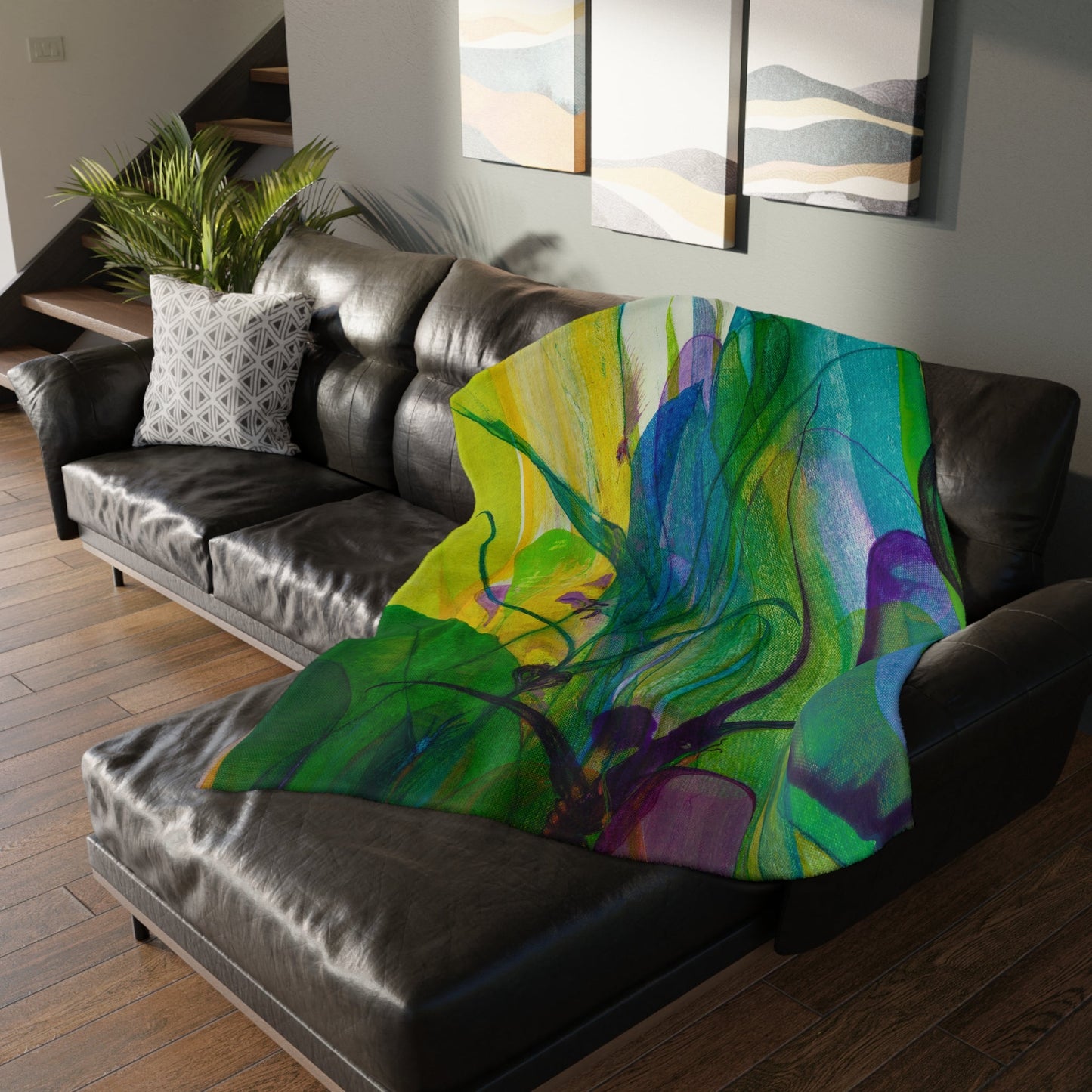 Through the Looking Glass - Velveteen Microfiber Blanket