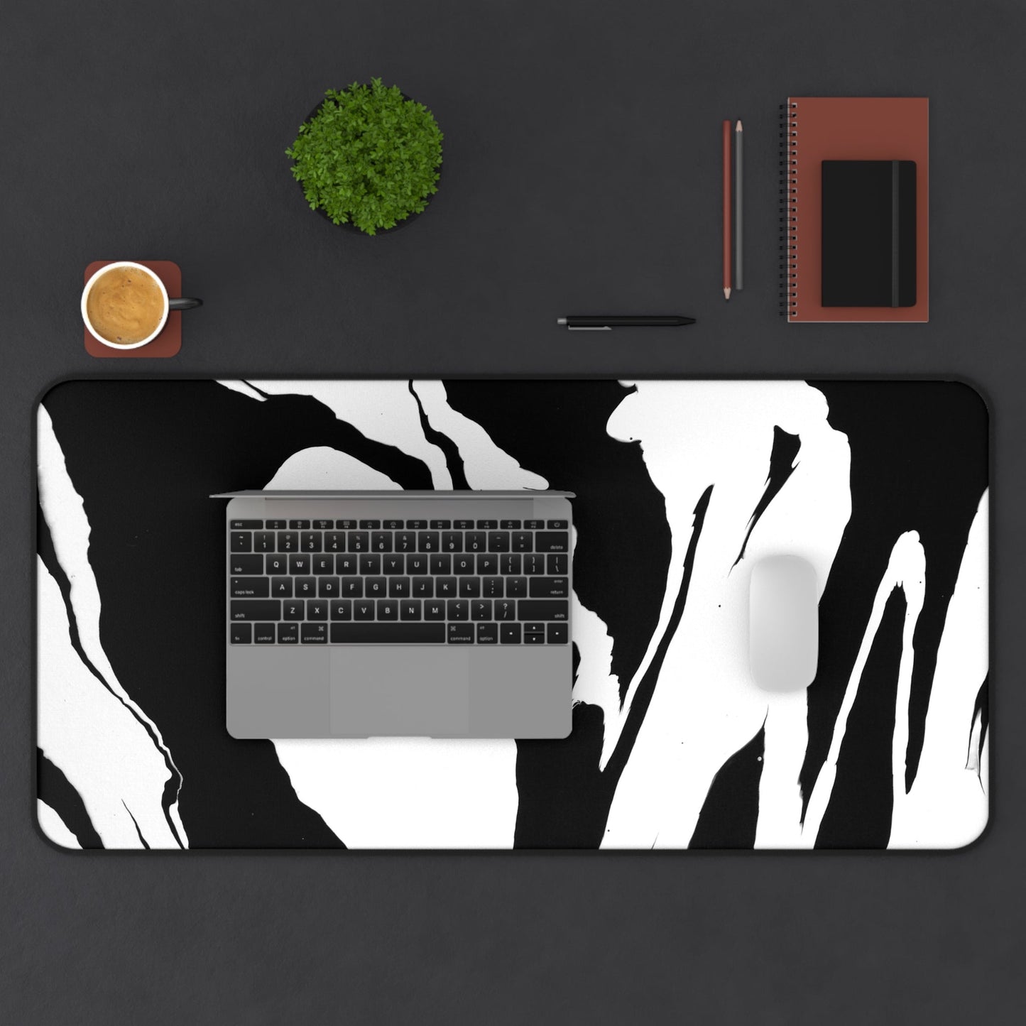 'Positive and Negative' - Desk or Workspace Mat