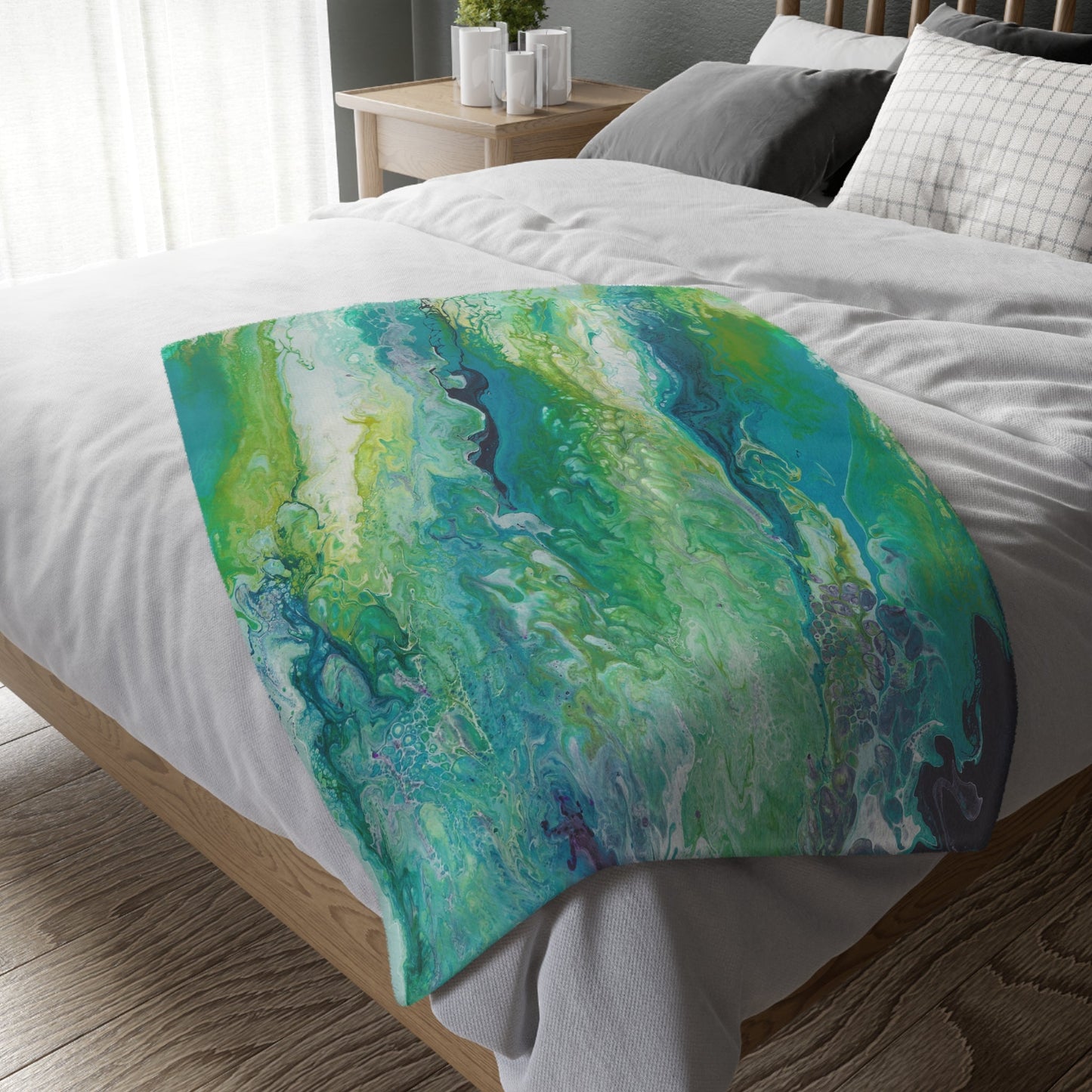 Effervescent - Velveteen Microfiber Blanket