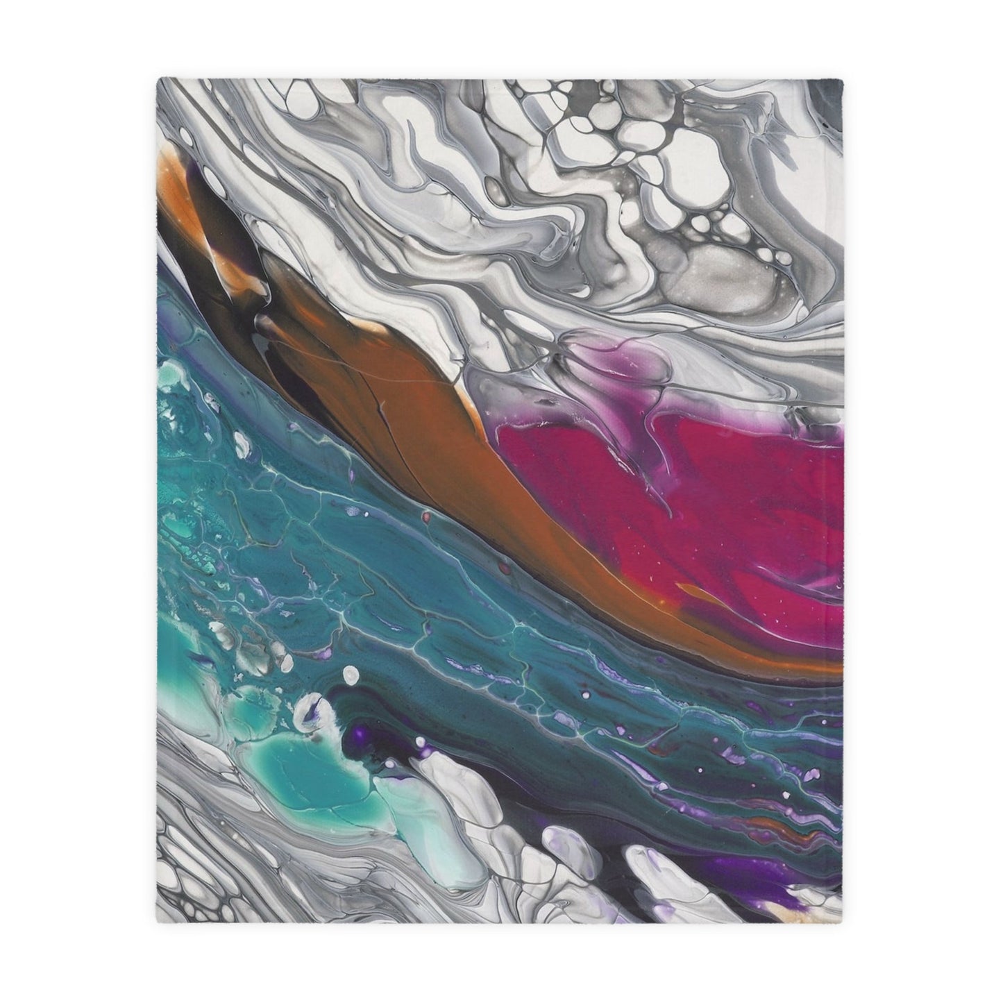 Against The Current - Velveteen Microfiber Blanket