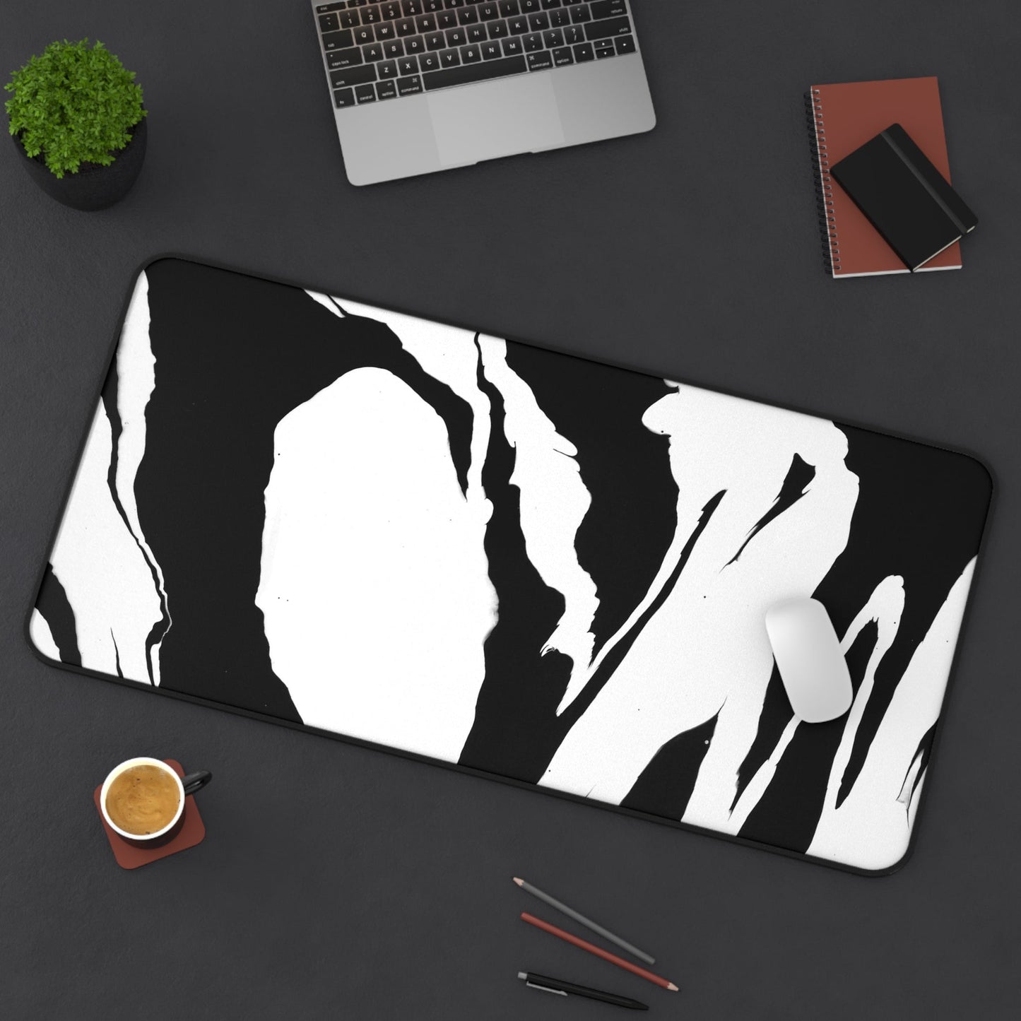 'Positive and Negative' - Desk or Workspace Mat