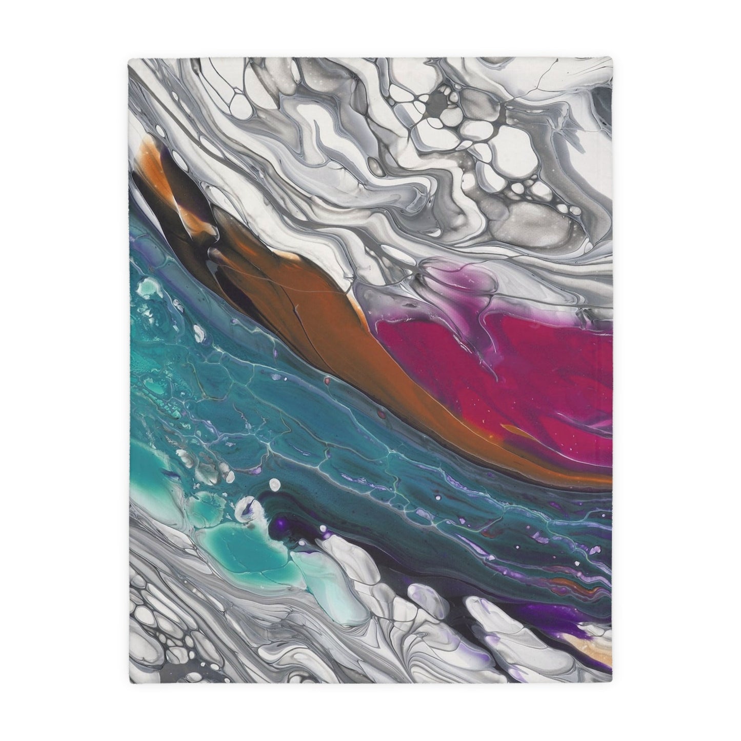 Against The Current - Velveteen Microfiber Blanket
