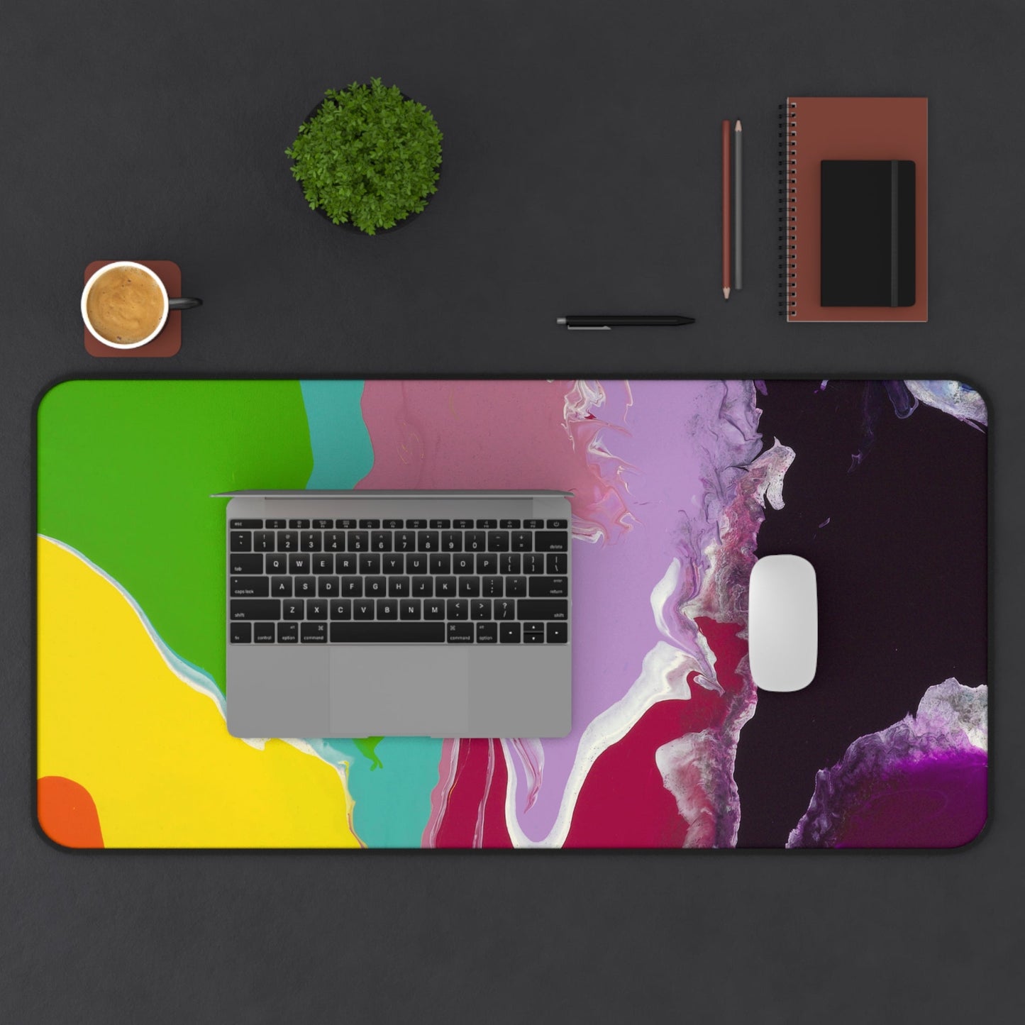 'Playing With Rainbows' - Desk or Workspace Mat