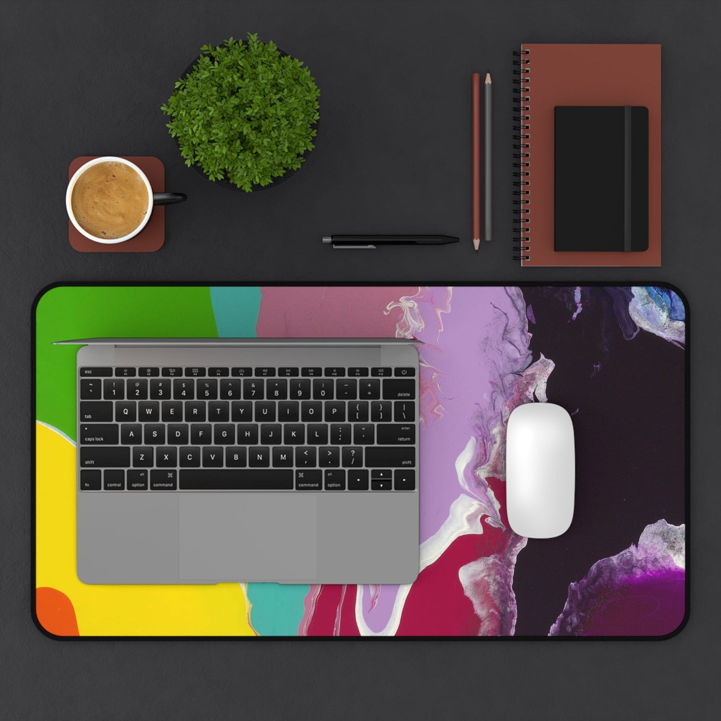 'Playing With Rainbows' - Desk or Workspace Mat