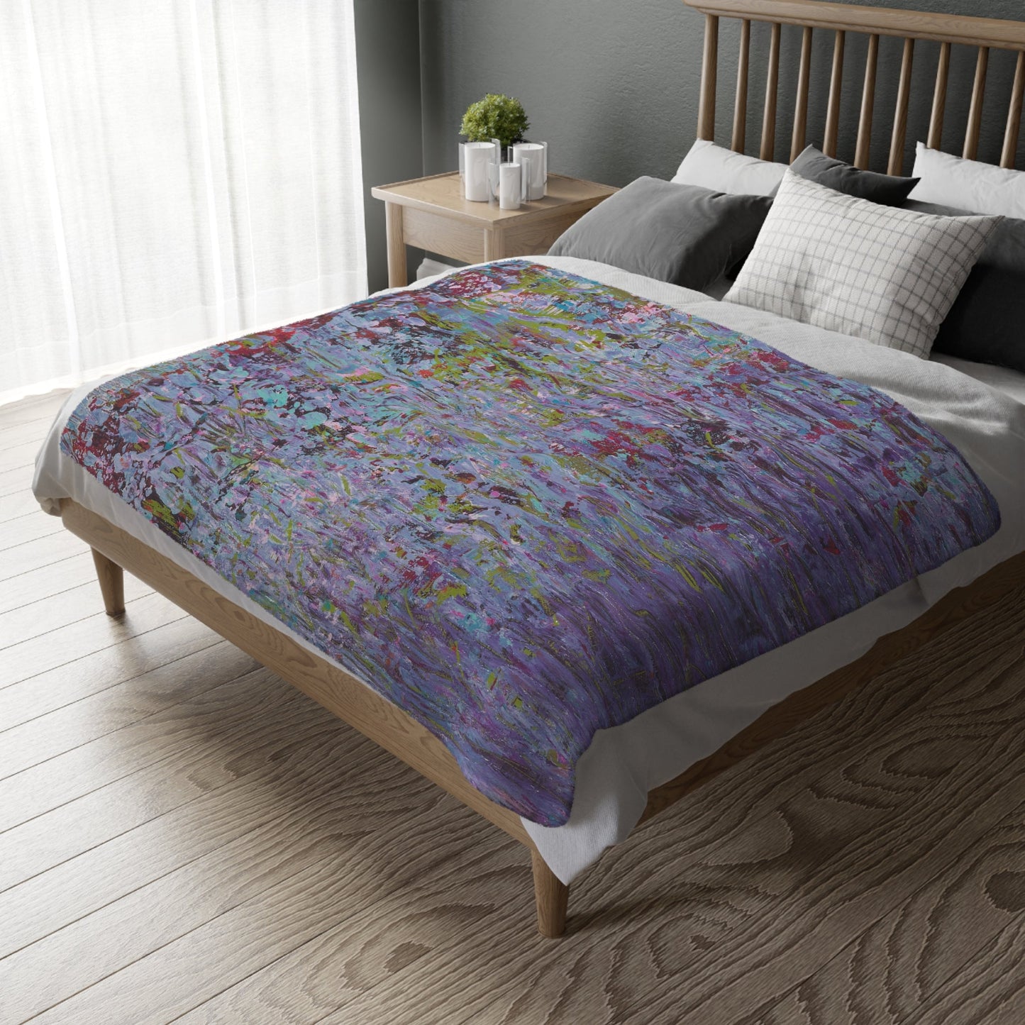Wildflowers - Velveteen Microfiber Blanket