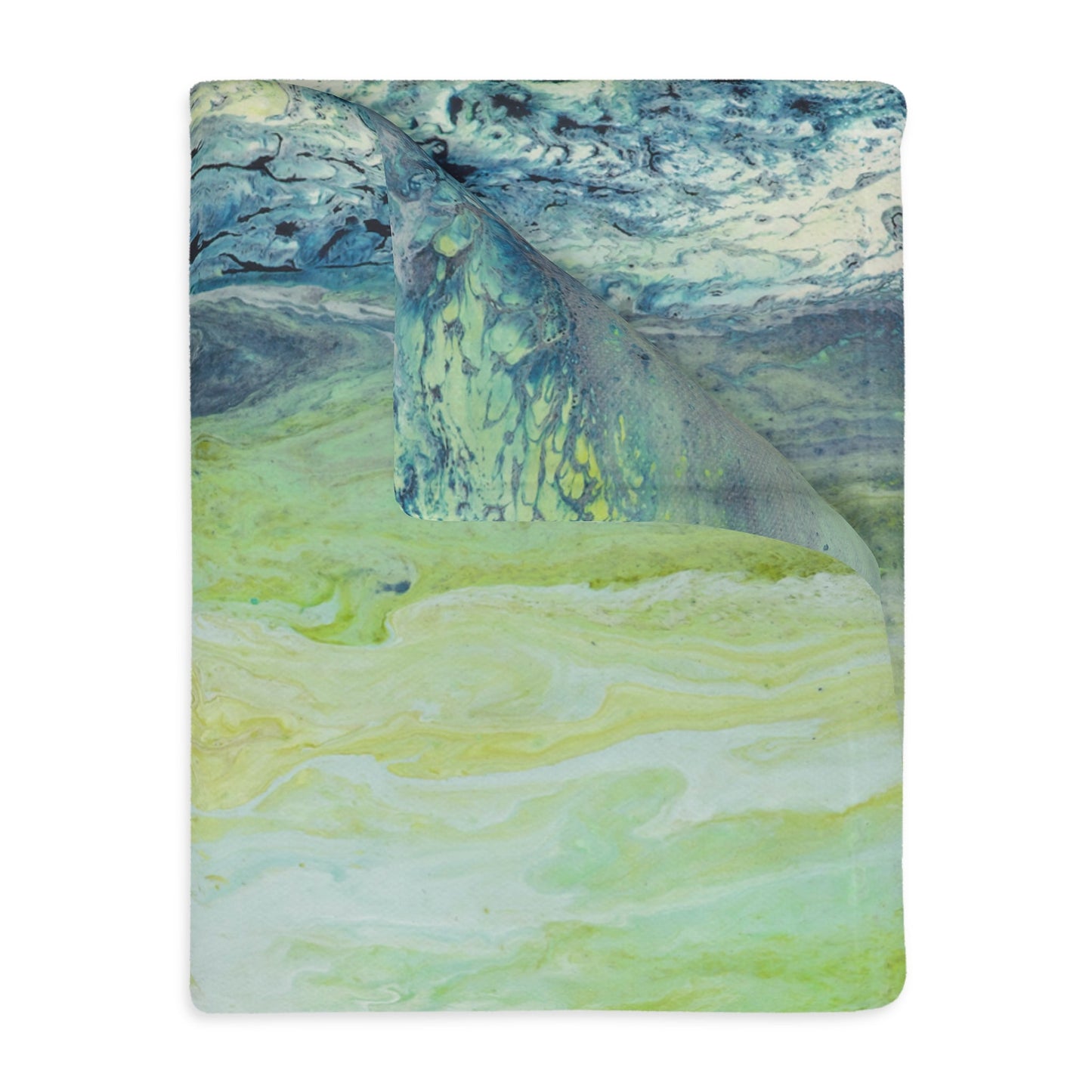 Rainy Day Sunshine - Velveteen Microfiber Blanket