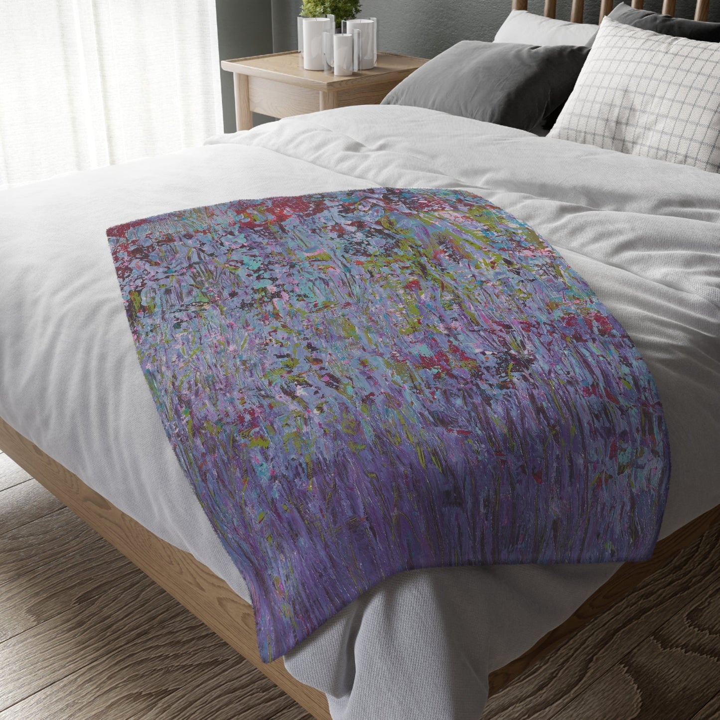 Wildflowers - Velveteen Microfiber Blanket