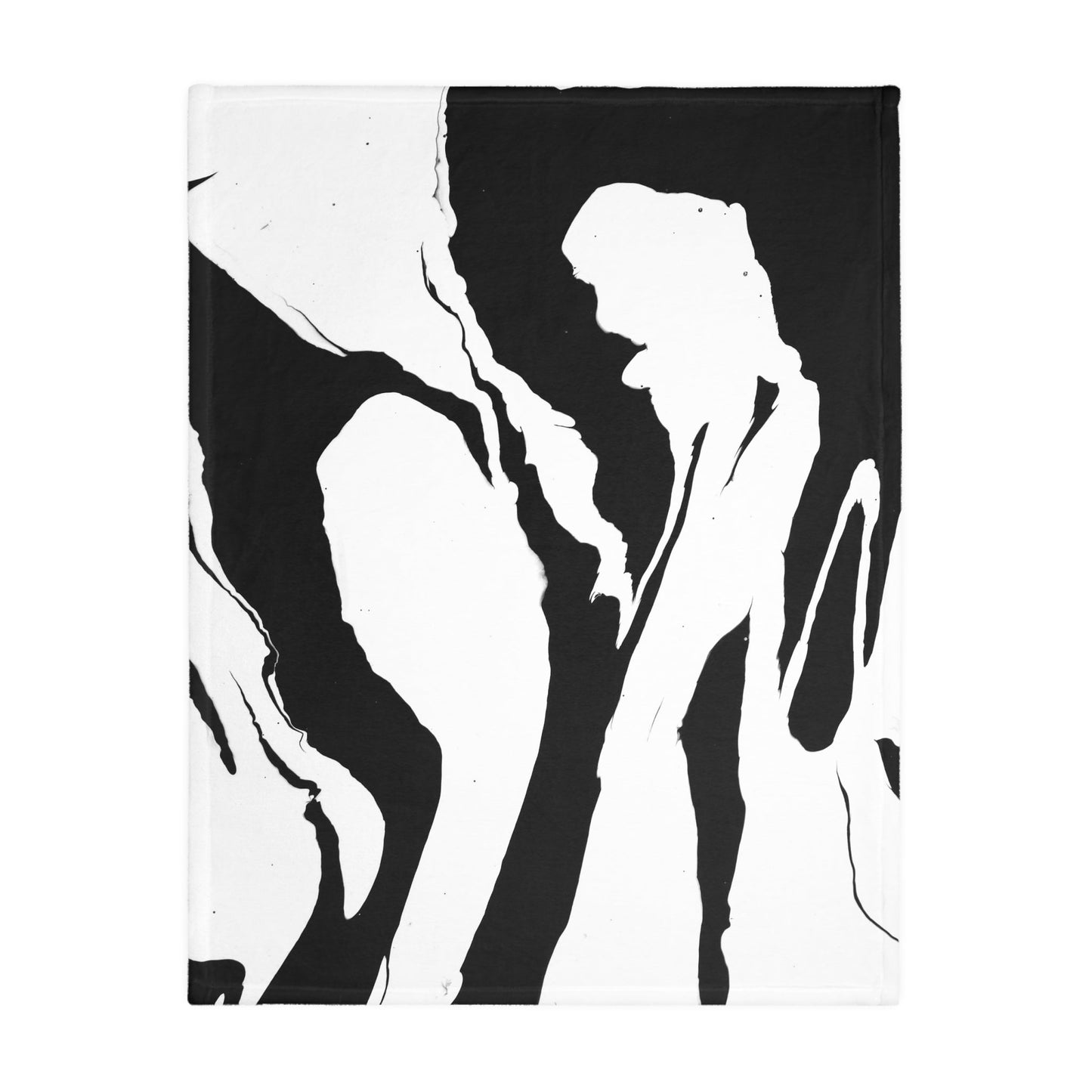 Positive and Negative - Velveteen Microfiber Blanket