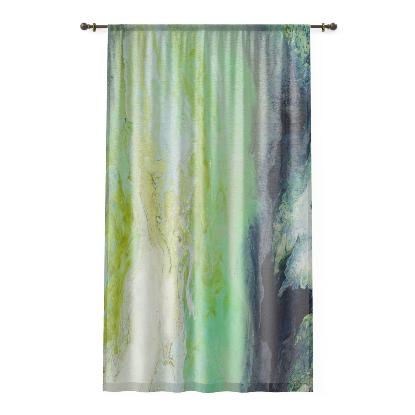 'Rainy Day Sunshine' - Sheer Curtain