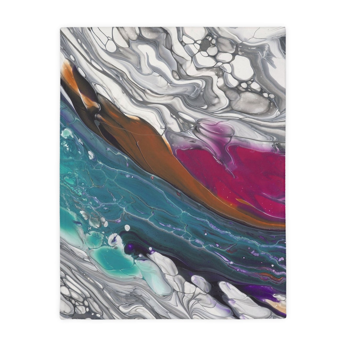 Against The Current - Velveteen Microfiber Blanket