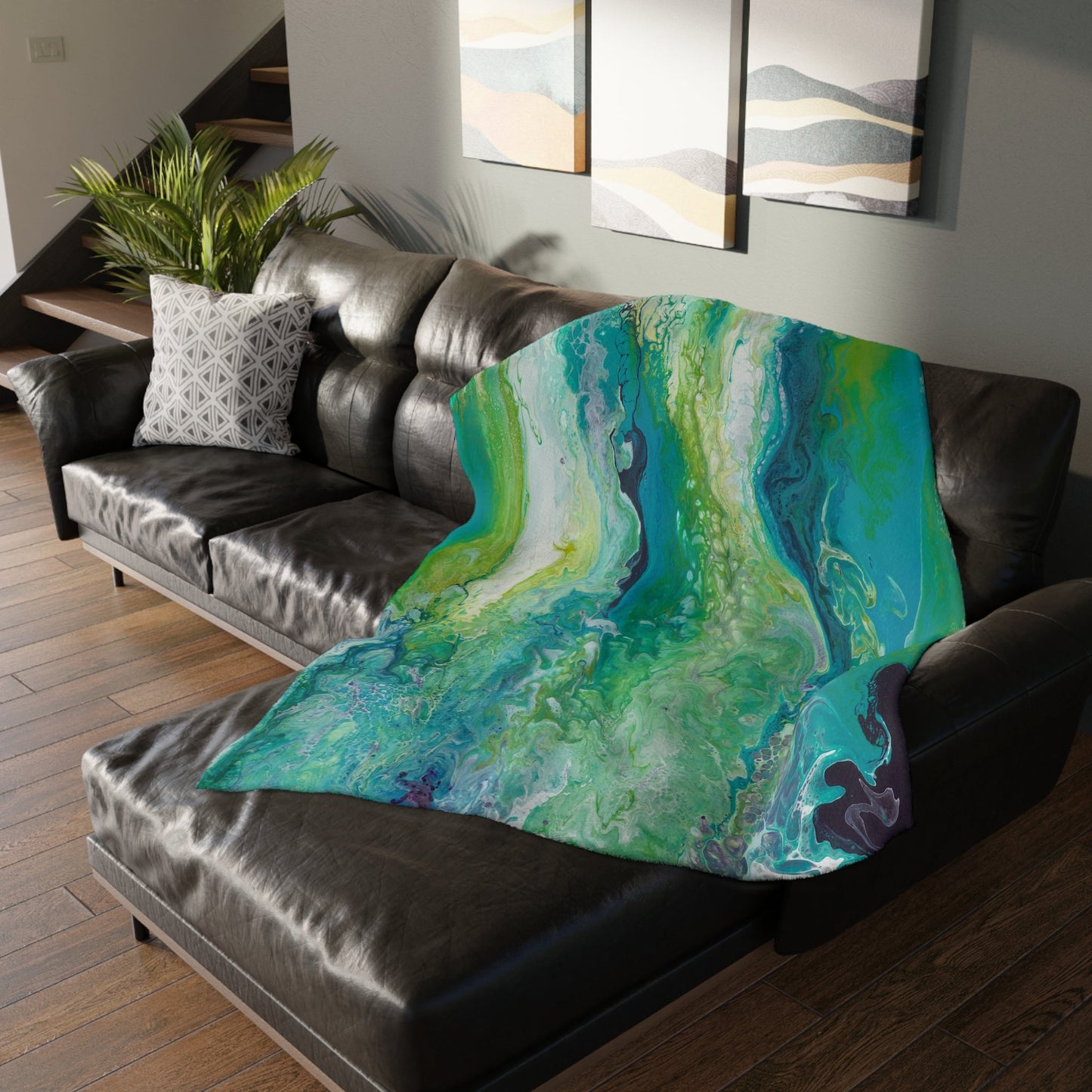 Effervescent - Velveteen Microfiber Blanket