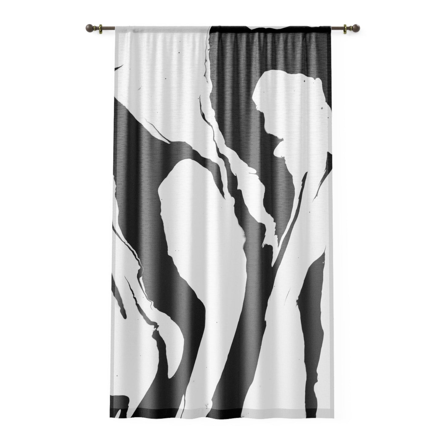 'Positive and Negative' - Sheer Curtain