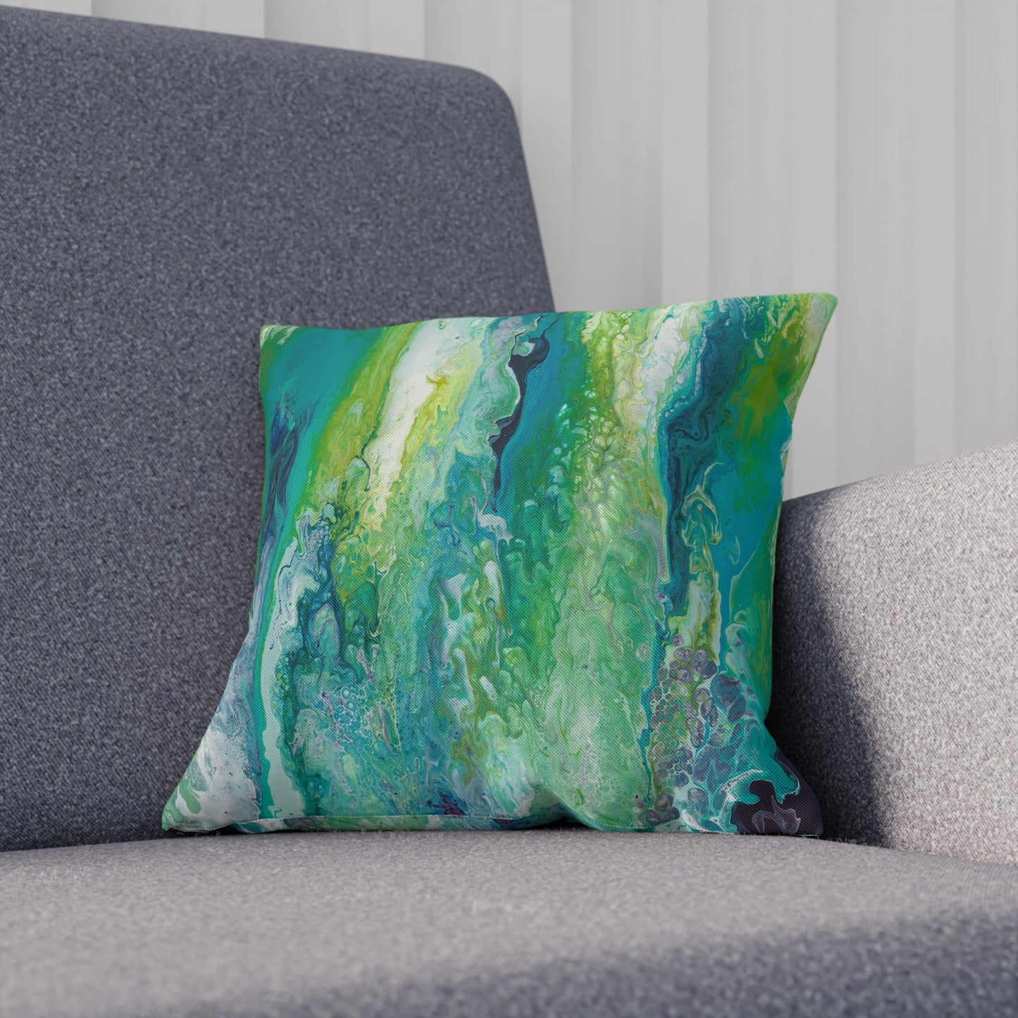 'Effervescent' - Faux Suede Pillow