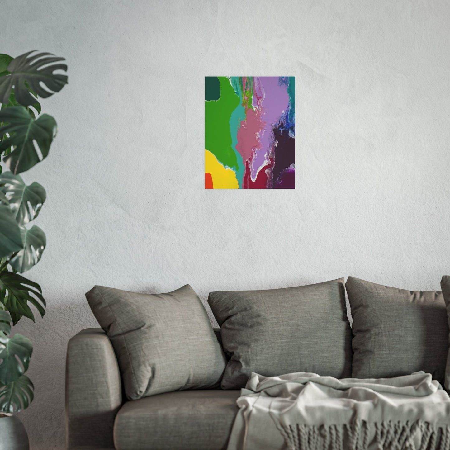 Playing With Rainbows - Archival Satin Poster