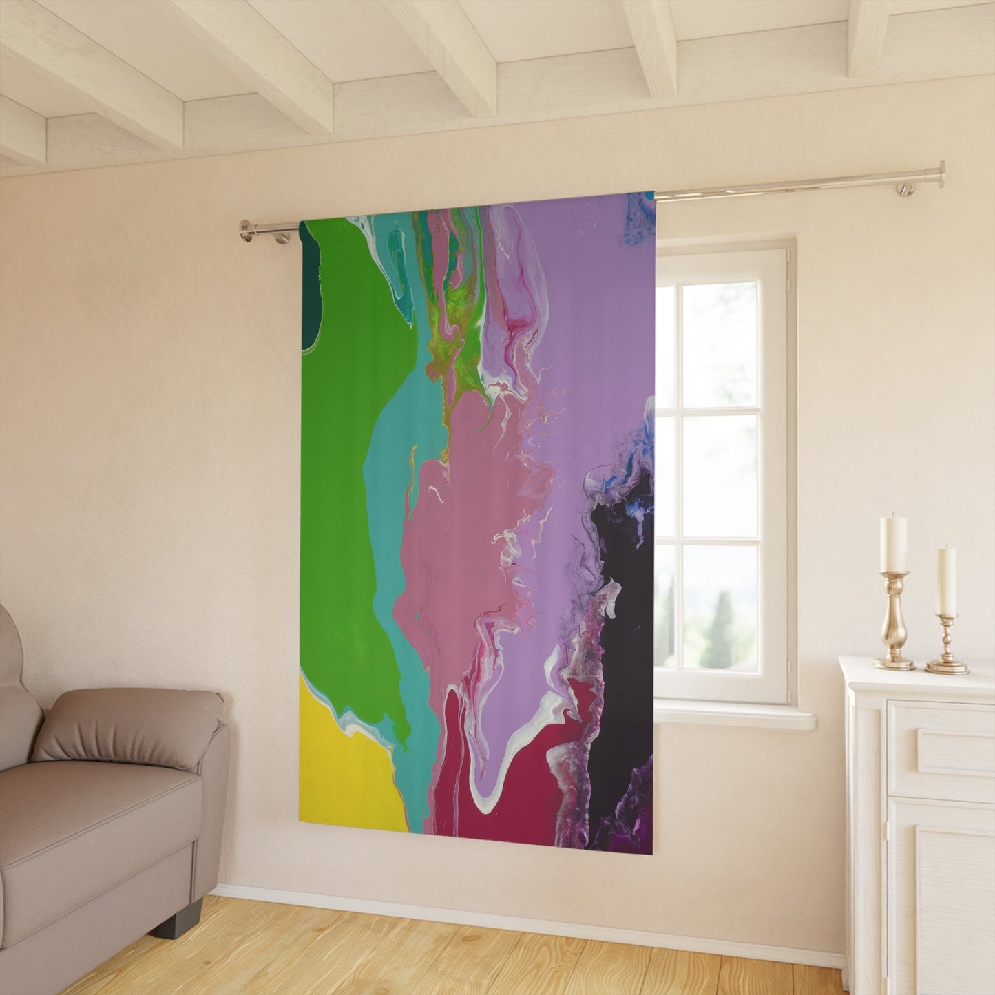 'Playing With Rainbows' - Black-out Curtain