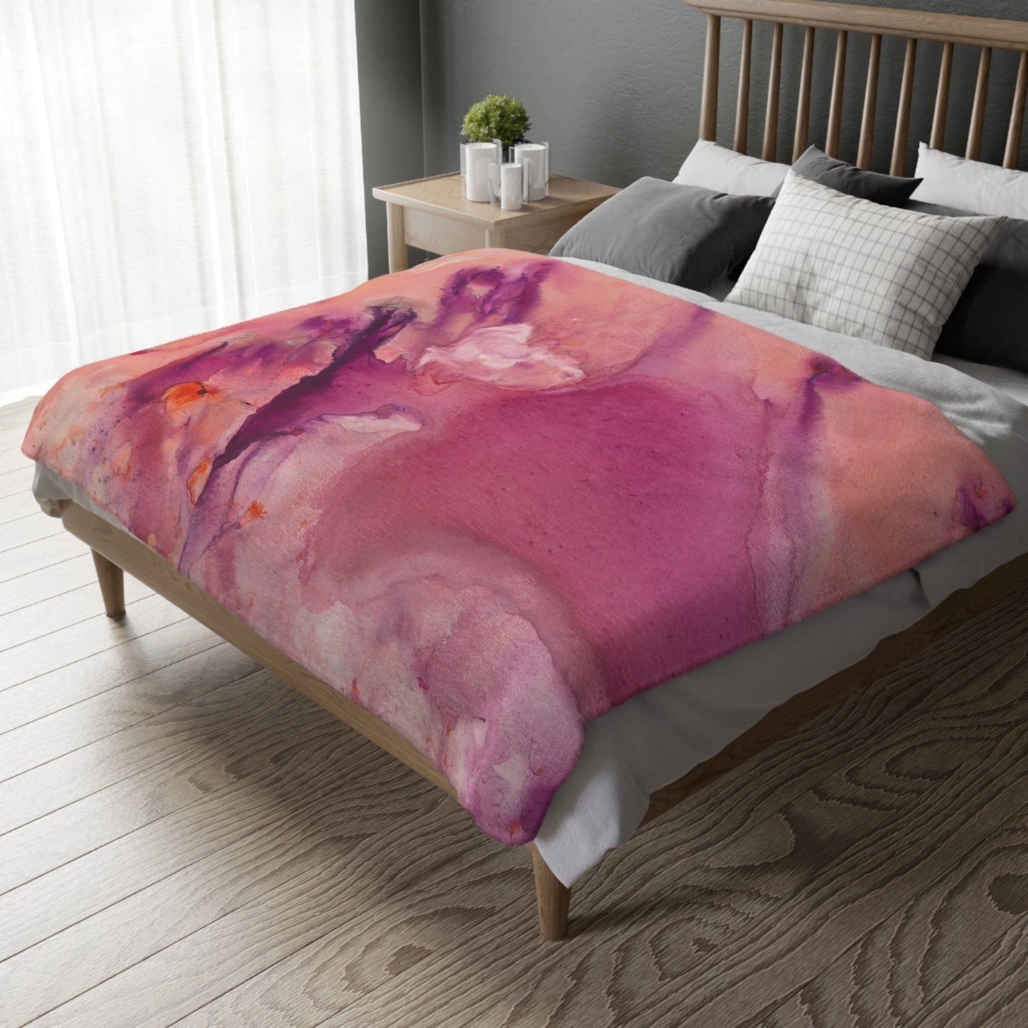 Basking In The Sunshine - Velveteen Microfiber Blanket