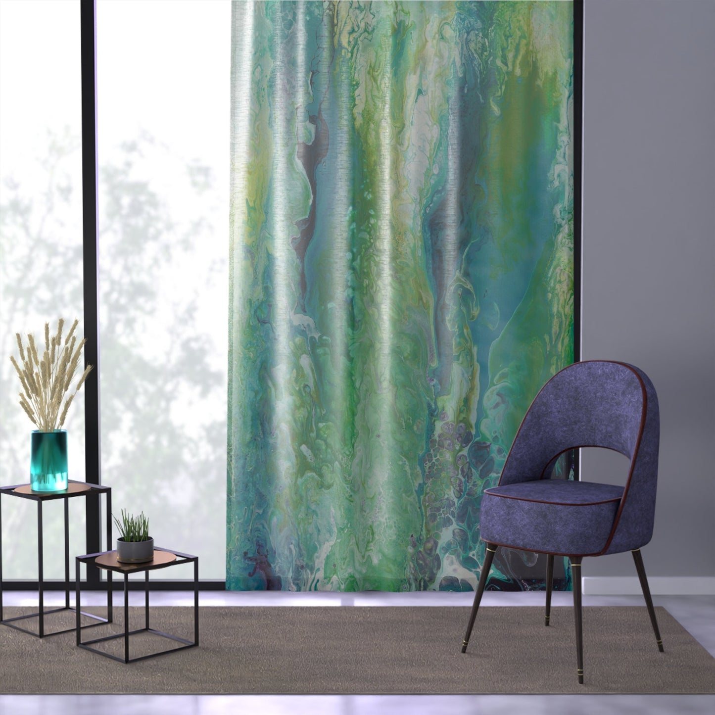 'Effervescent' - Sheer Curtain