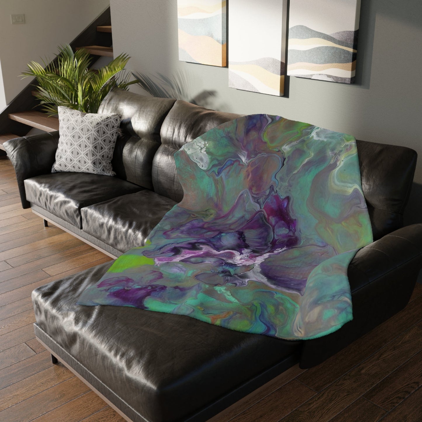 Coral Reef - Velveteen Microfiber Blanket